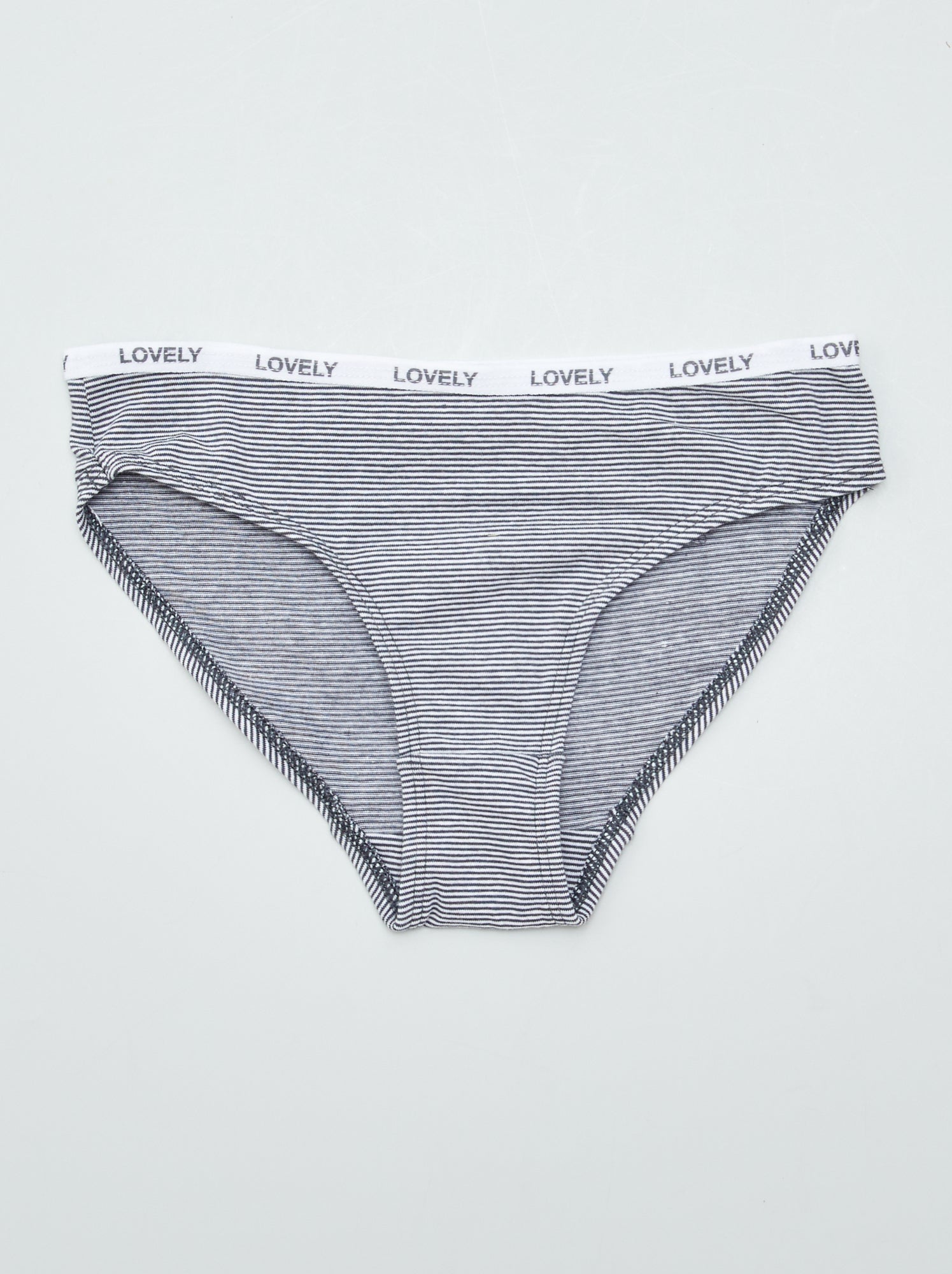 Lot de 4 culottes imprimées - Gris