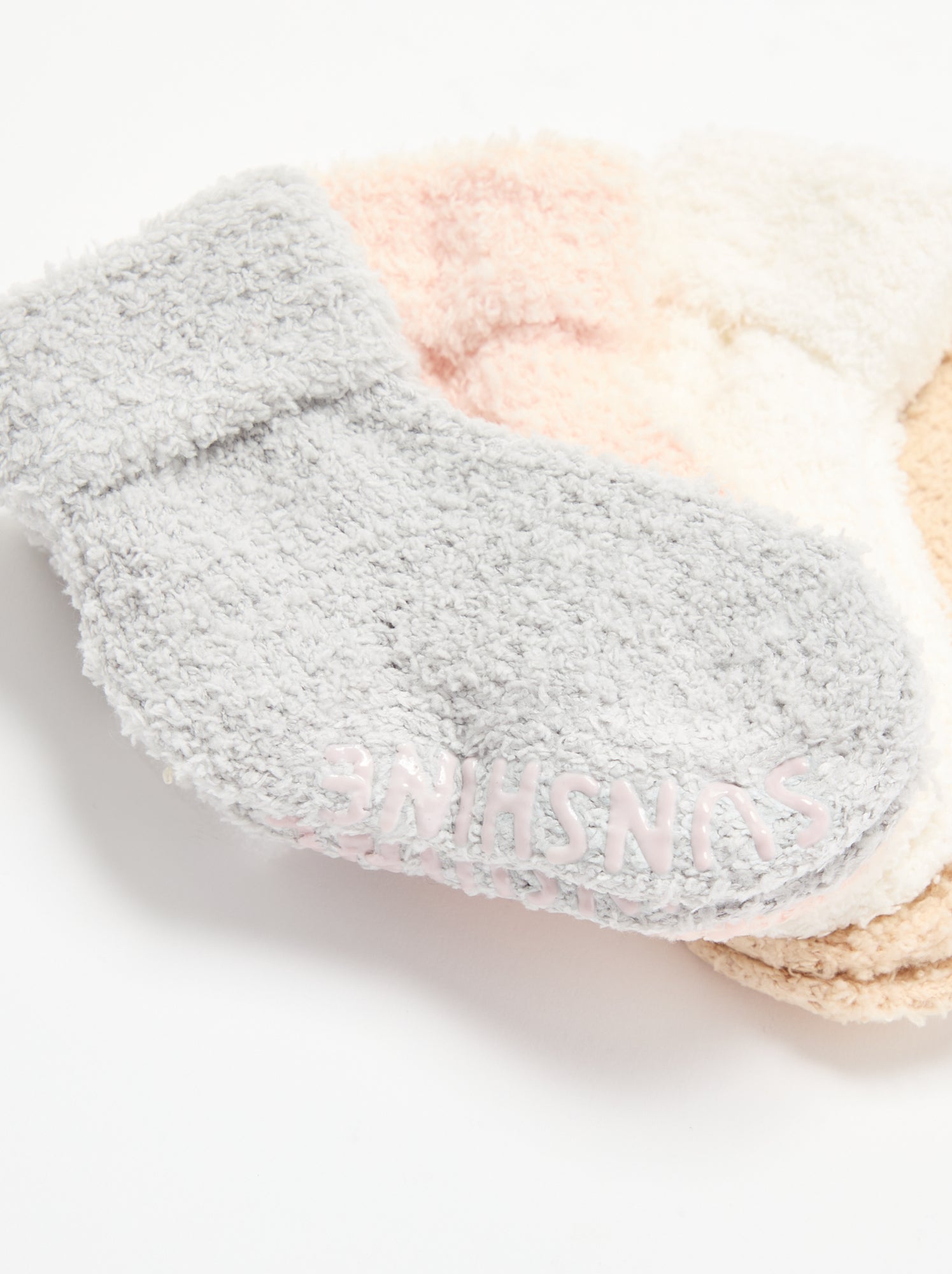 Lot de 4 paires de chaussettes - Beige