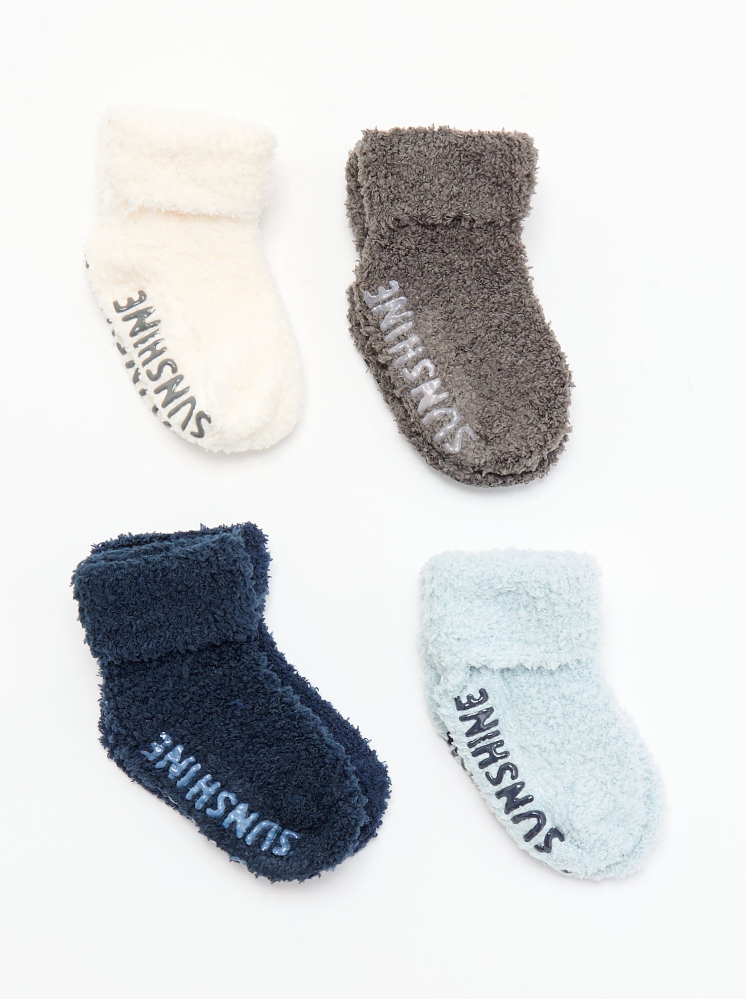 Lot de 4 paires de chaussettes - Bleu
