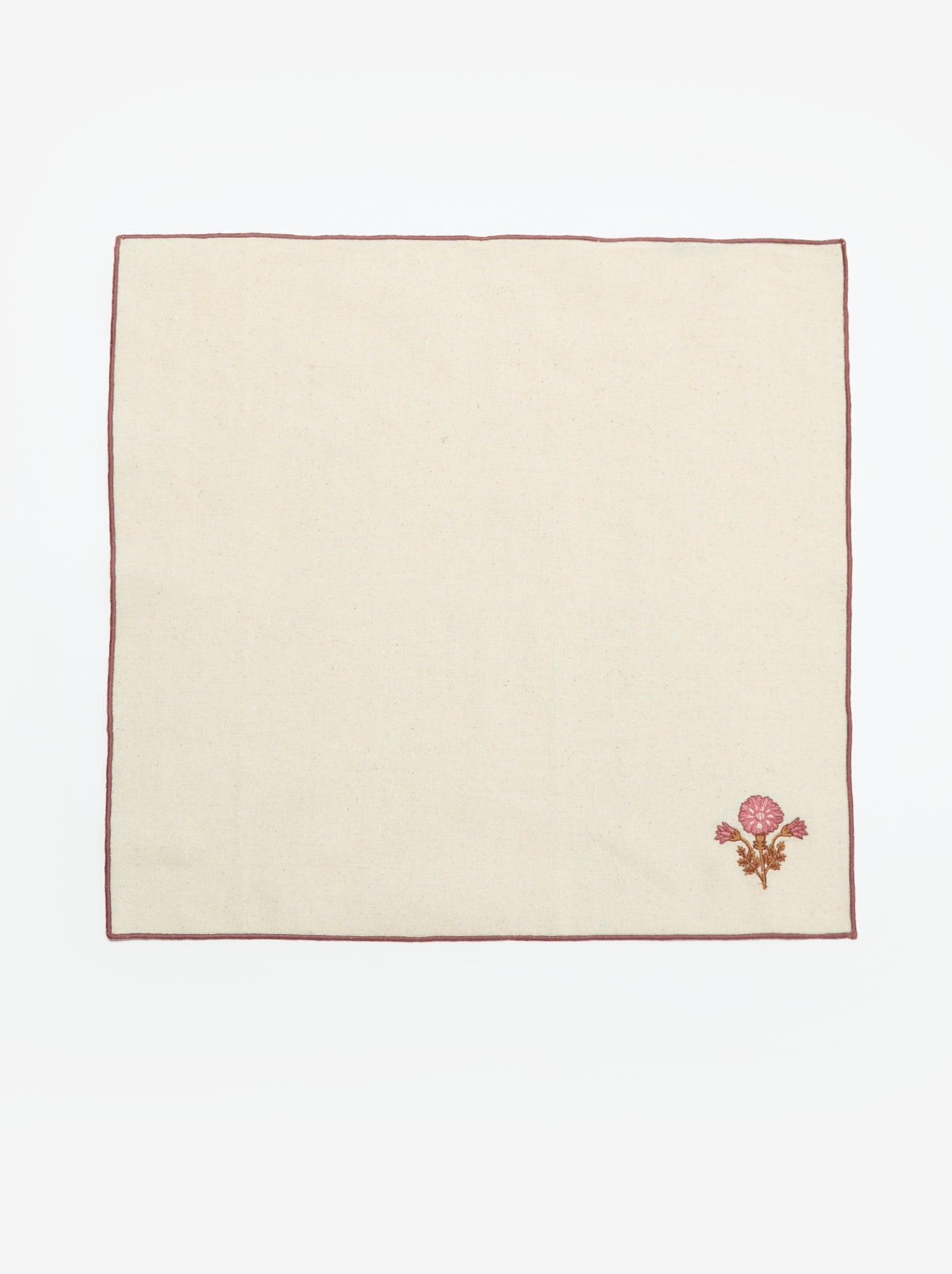 Lot de 4 serviettes de table 40 x 40 cm - Rose