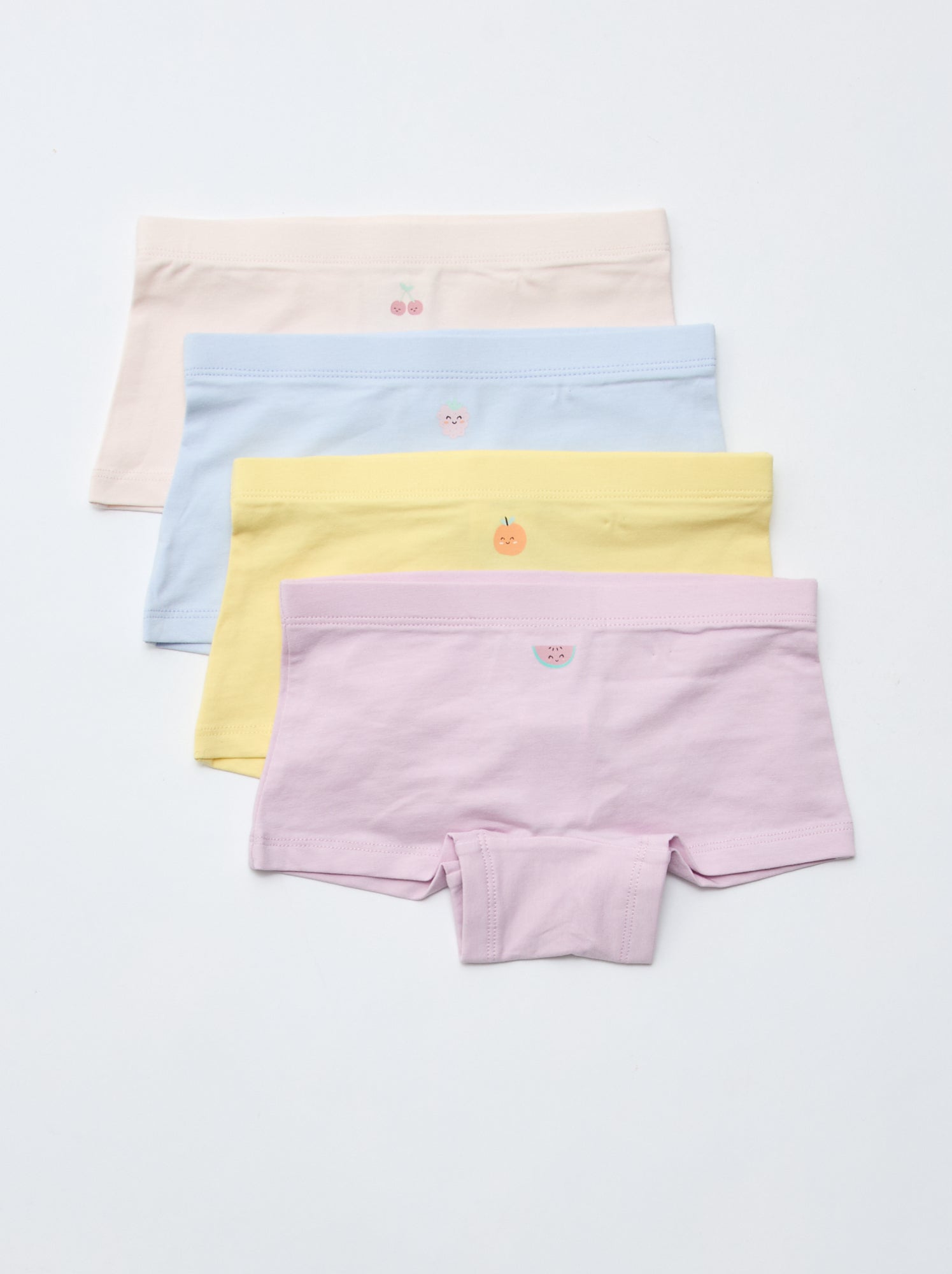 Lot de 4 shorties imprimé - Jaune