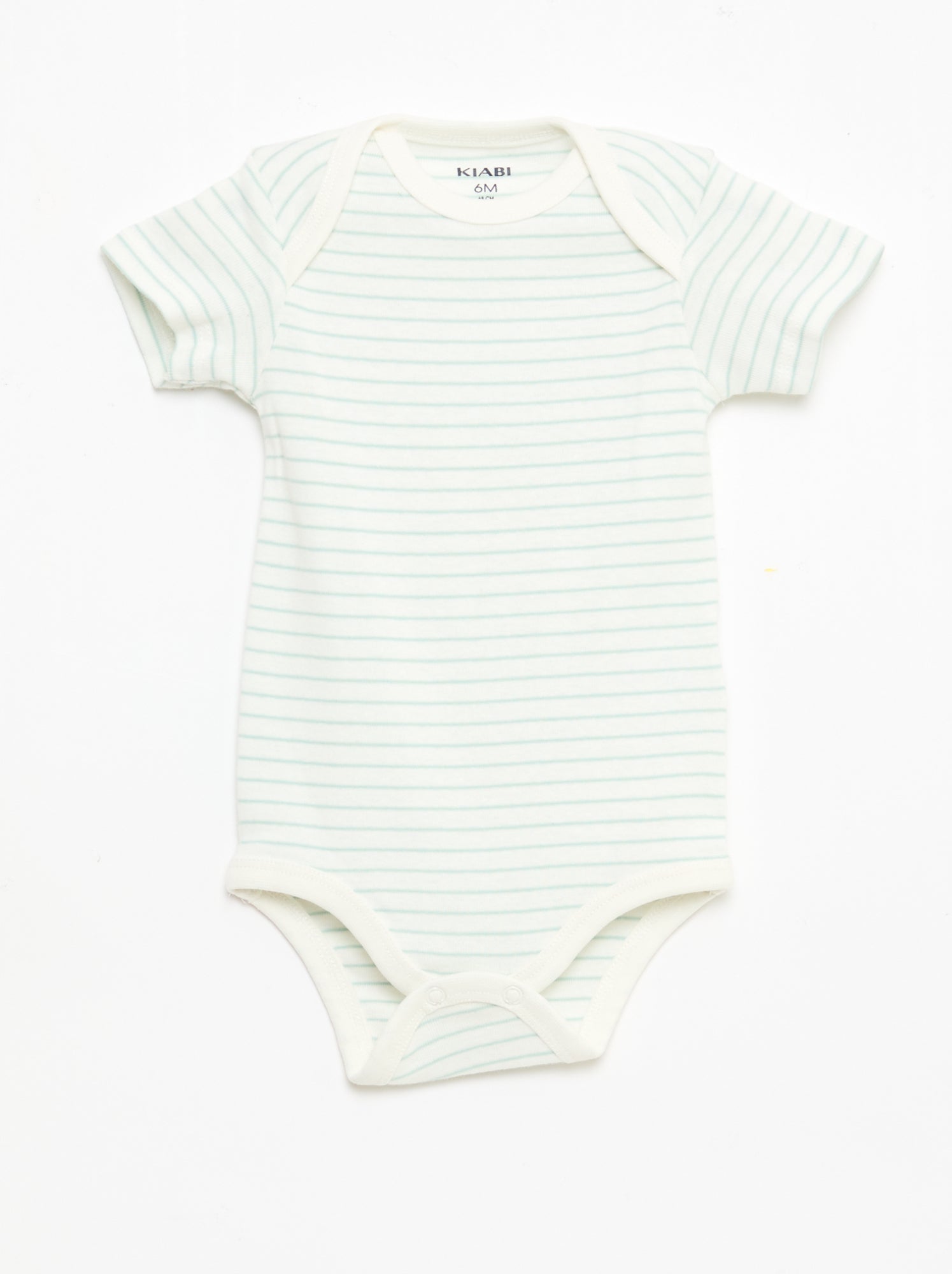 Lot de 5 bodies manches courtes en coton - Blanc
