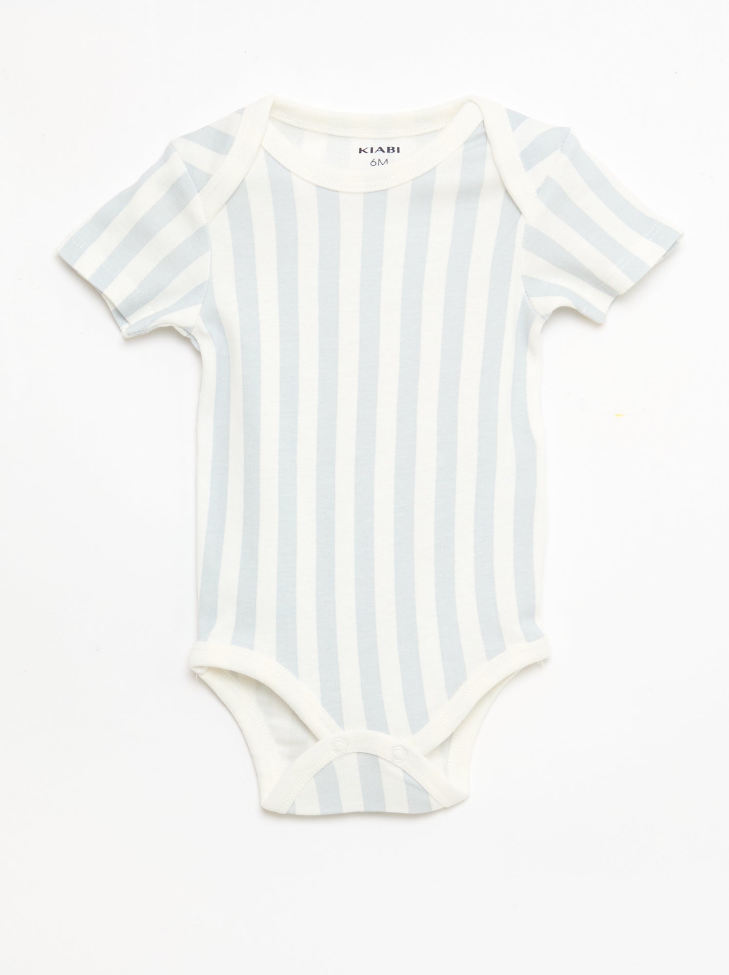Lot de 5 bodies manches courtes en coton - Bleu (FHP03_10)