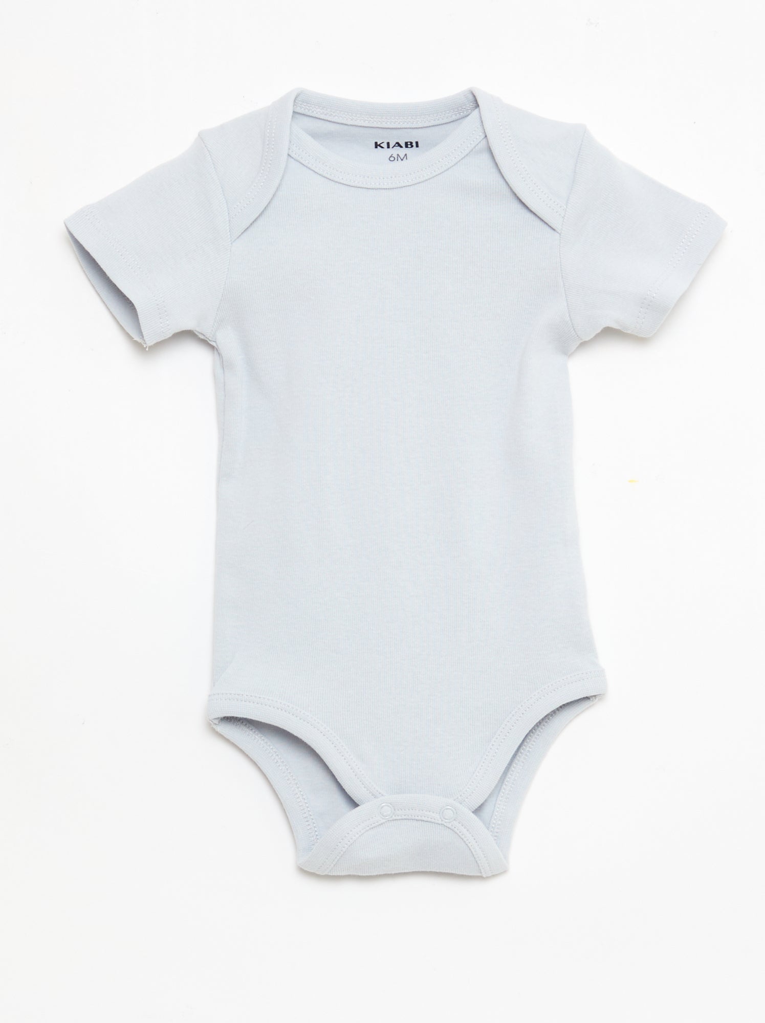 Lot de 5 bodies manches courtes en coton - Bleu (FHP03_10)