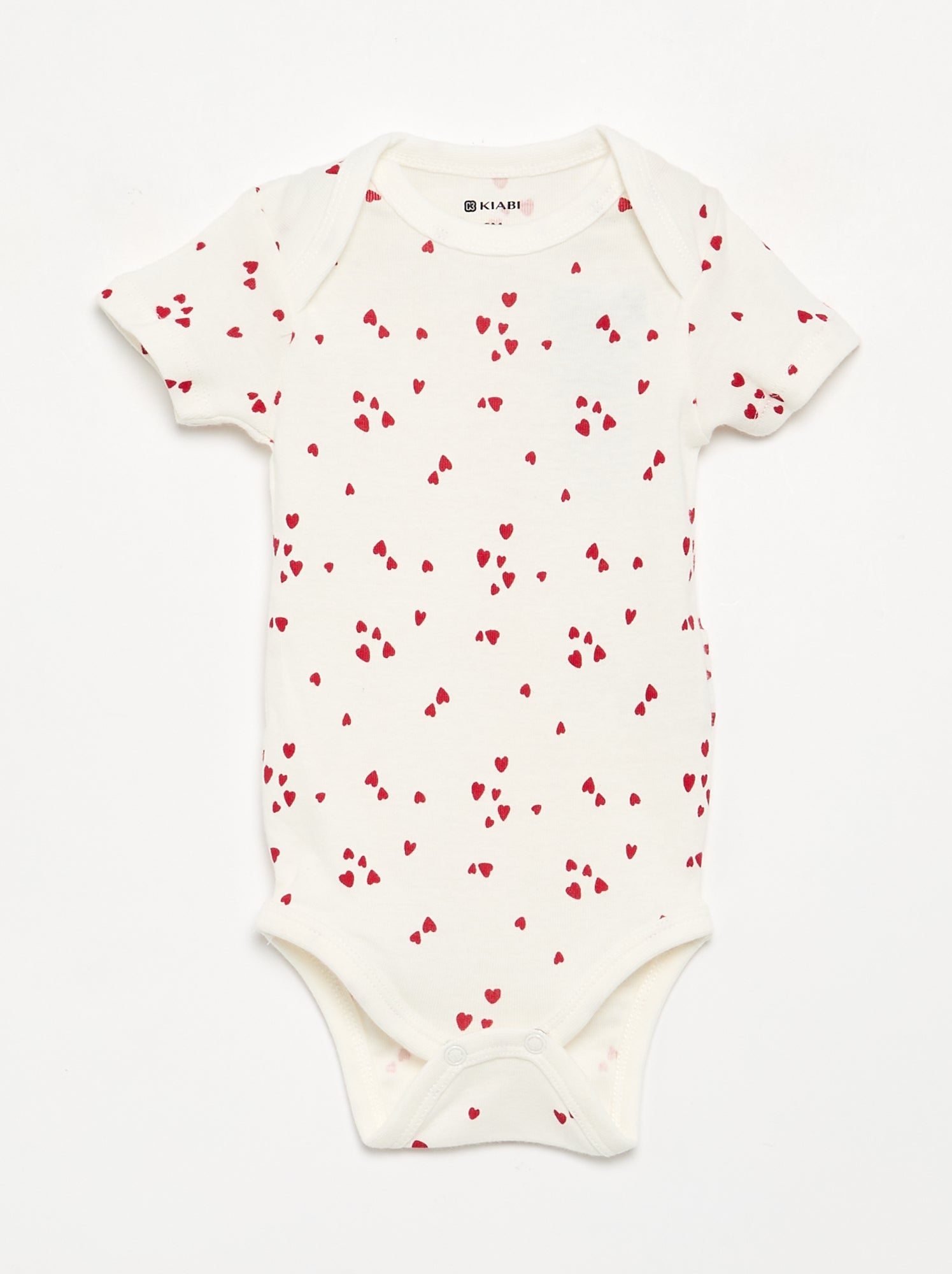 Lot de 5 bodies manches courtes en coton - Bleu (FHP03_11)