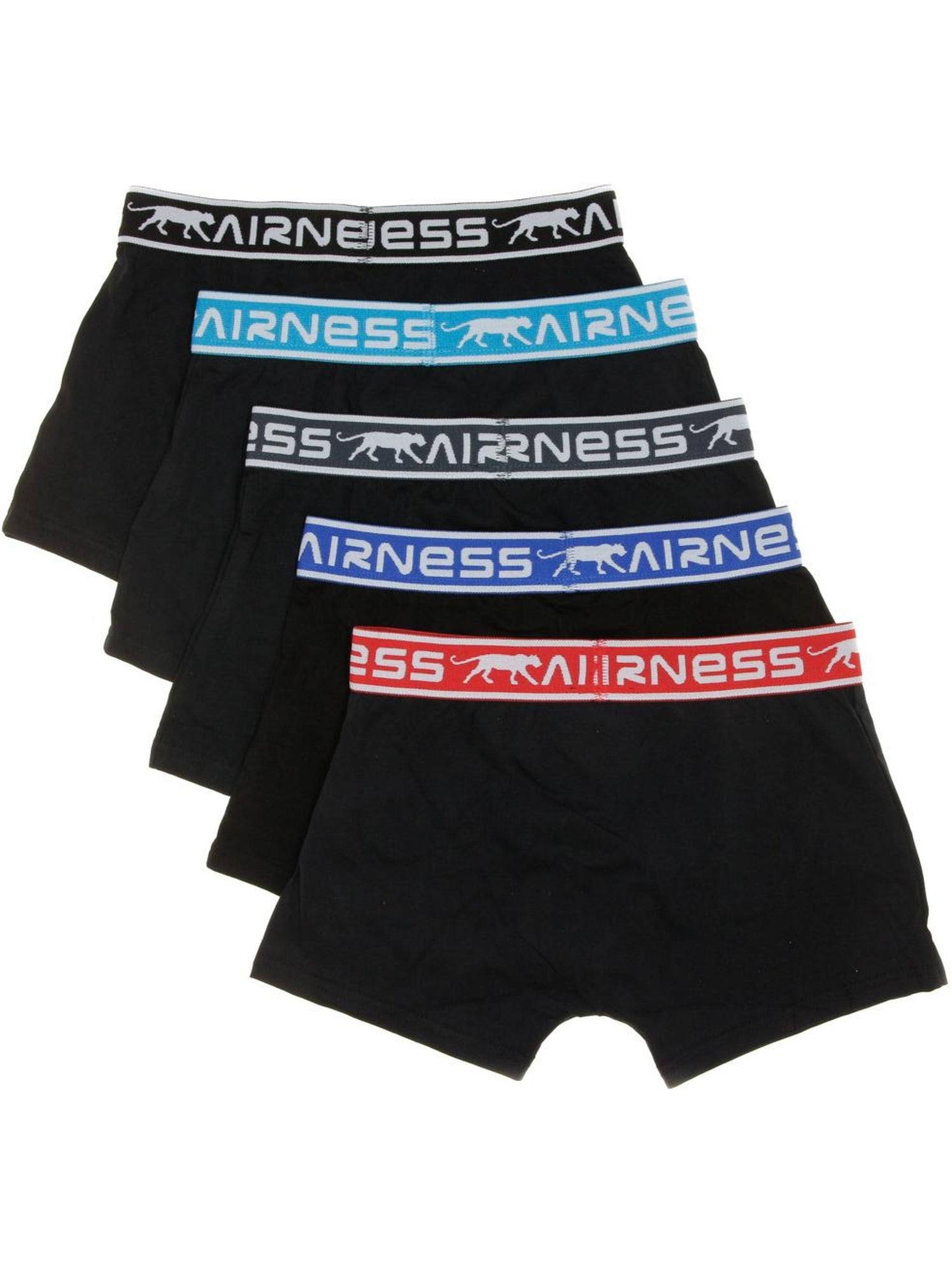 Lot de 5 boxers garçon airness - Noir