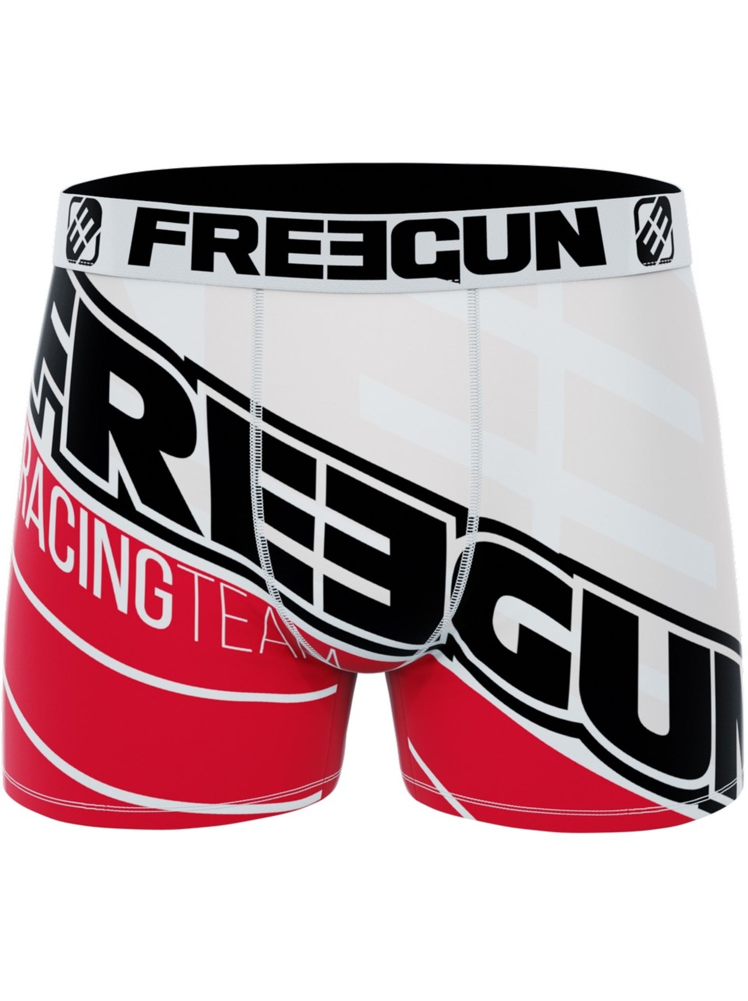 Lot de 5 boxers microfibre homme racing freegun - Orange