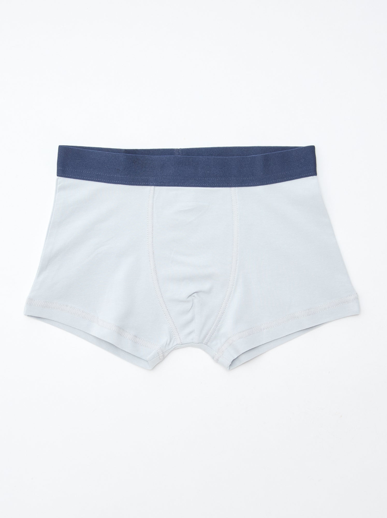 Lot de 5 boxers unis ou imprimés - Bleu (DMB69_2)