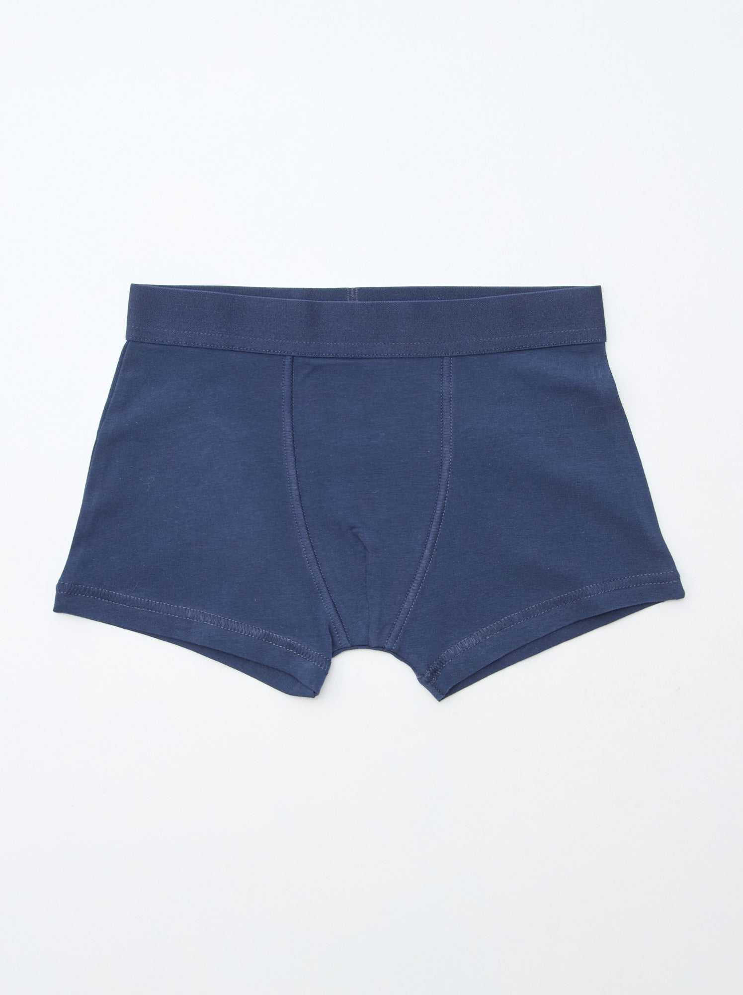 Lot de 5 boxers unis ou imprimés - Bleu (DMB69_6)