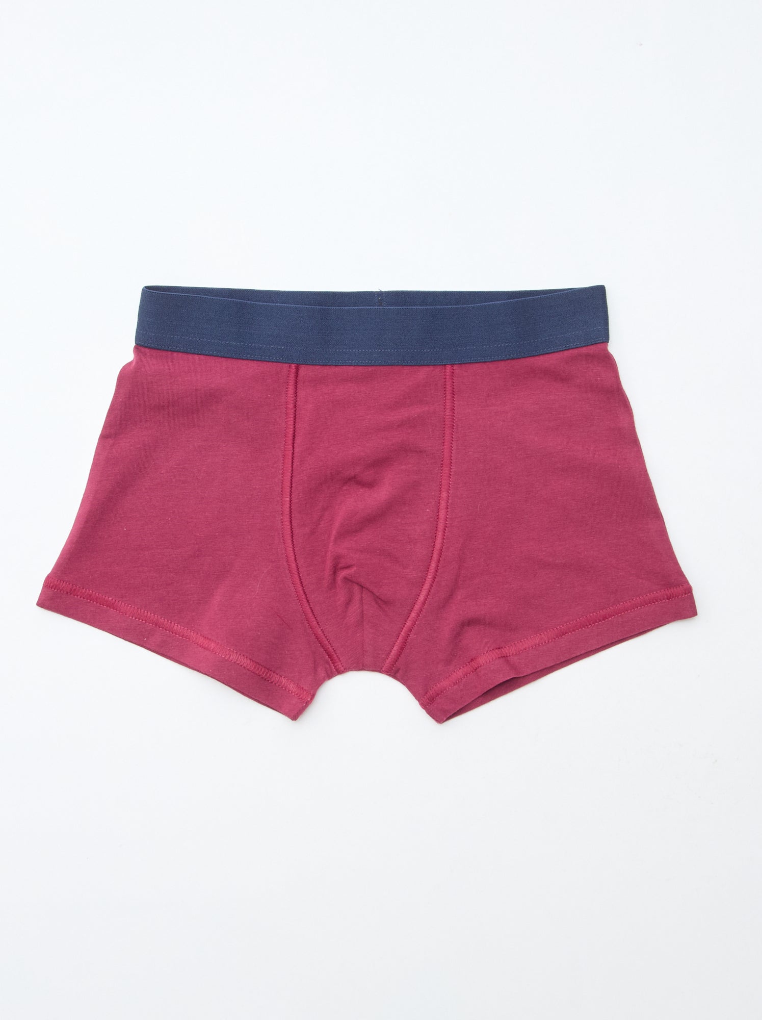 Lot de 5 boxers unis ou imprimés - Bleu (DMB69_6)