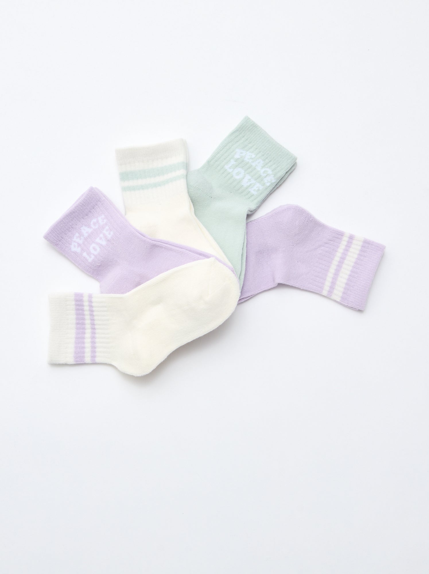 Lot de 5 chaussettes chaudes - Violet