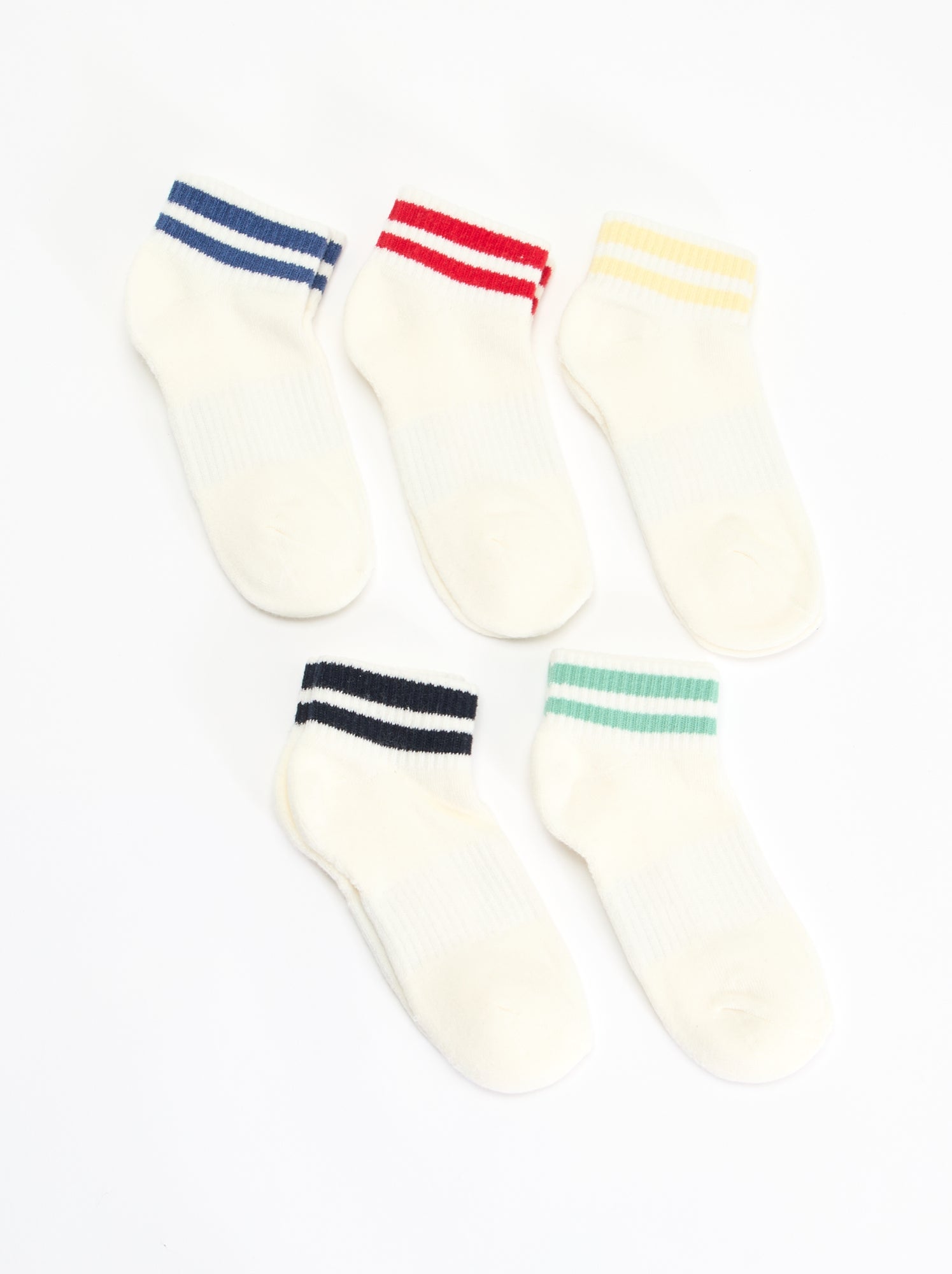 Lot de 5 chaussettes de sport - Blanc