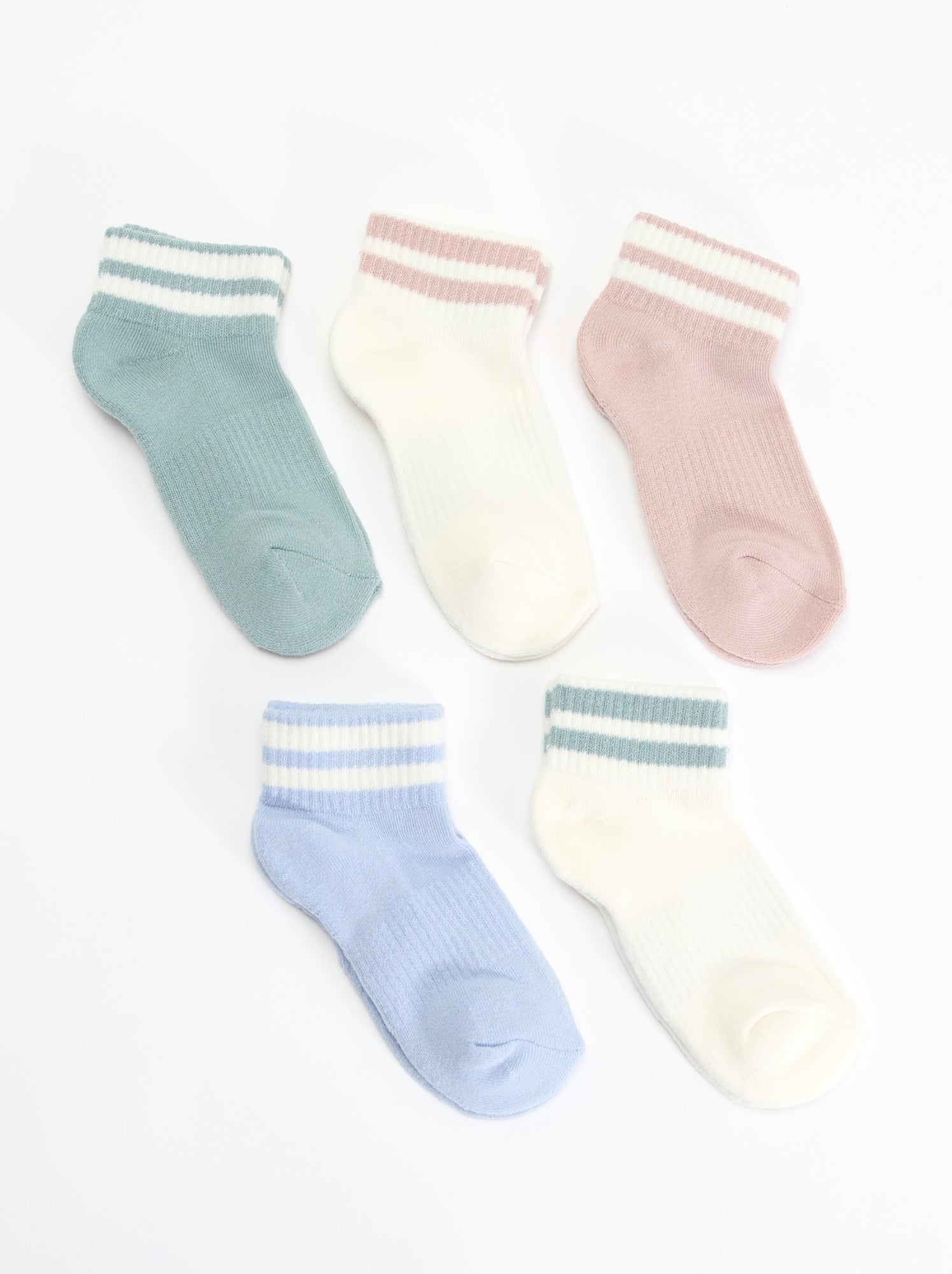 Lot de 5 chaussettes de sport - Bleu