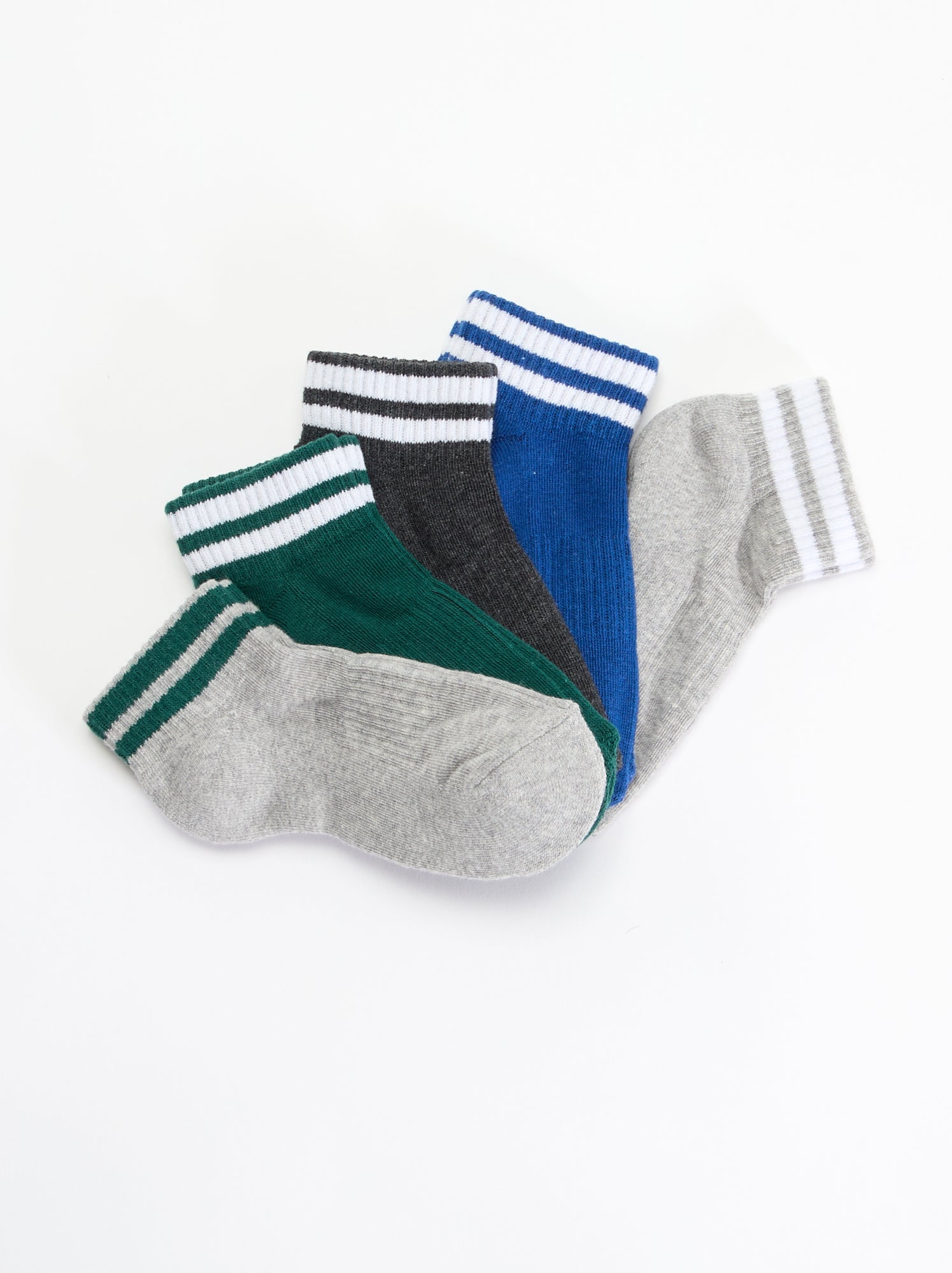 Lot de 5 chaussettes de sport - Gris