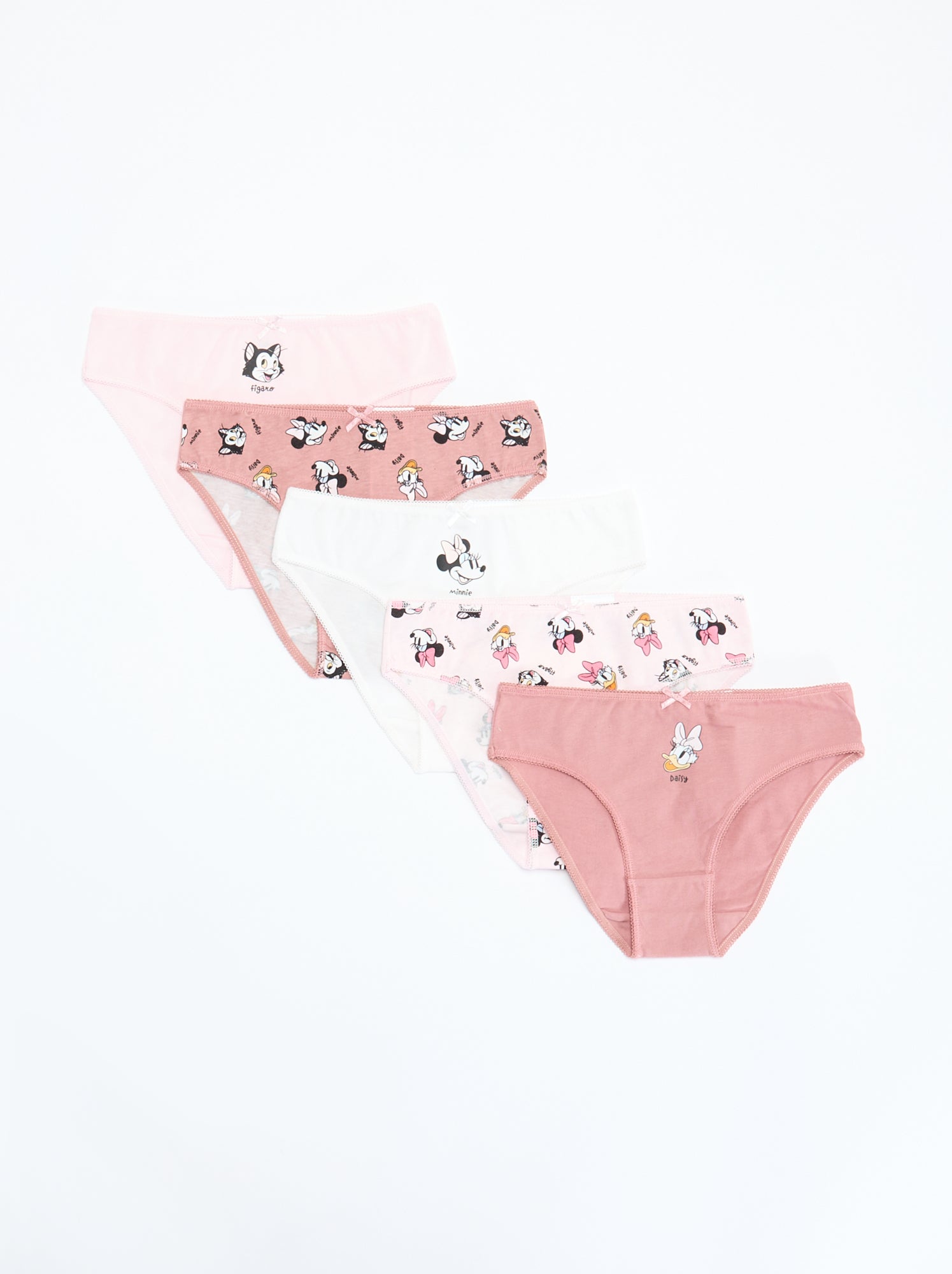 Lot de 5 culottes 'Disney' - Rose