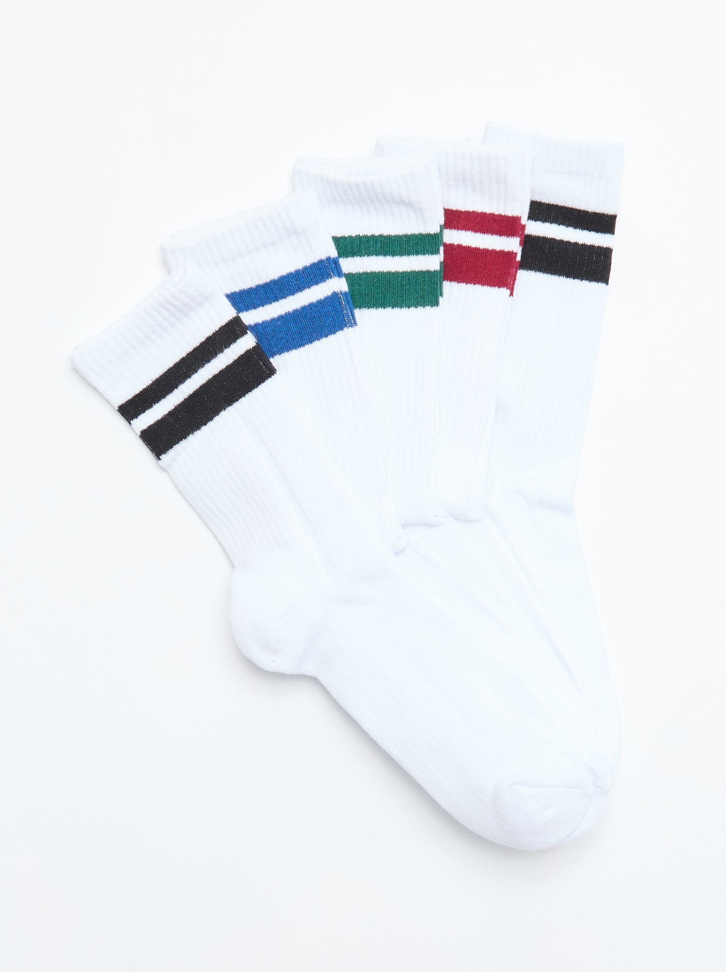 Lot de 5 paires de chaussettes - Blanc