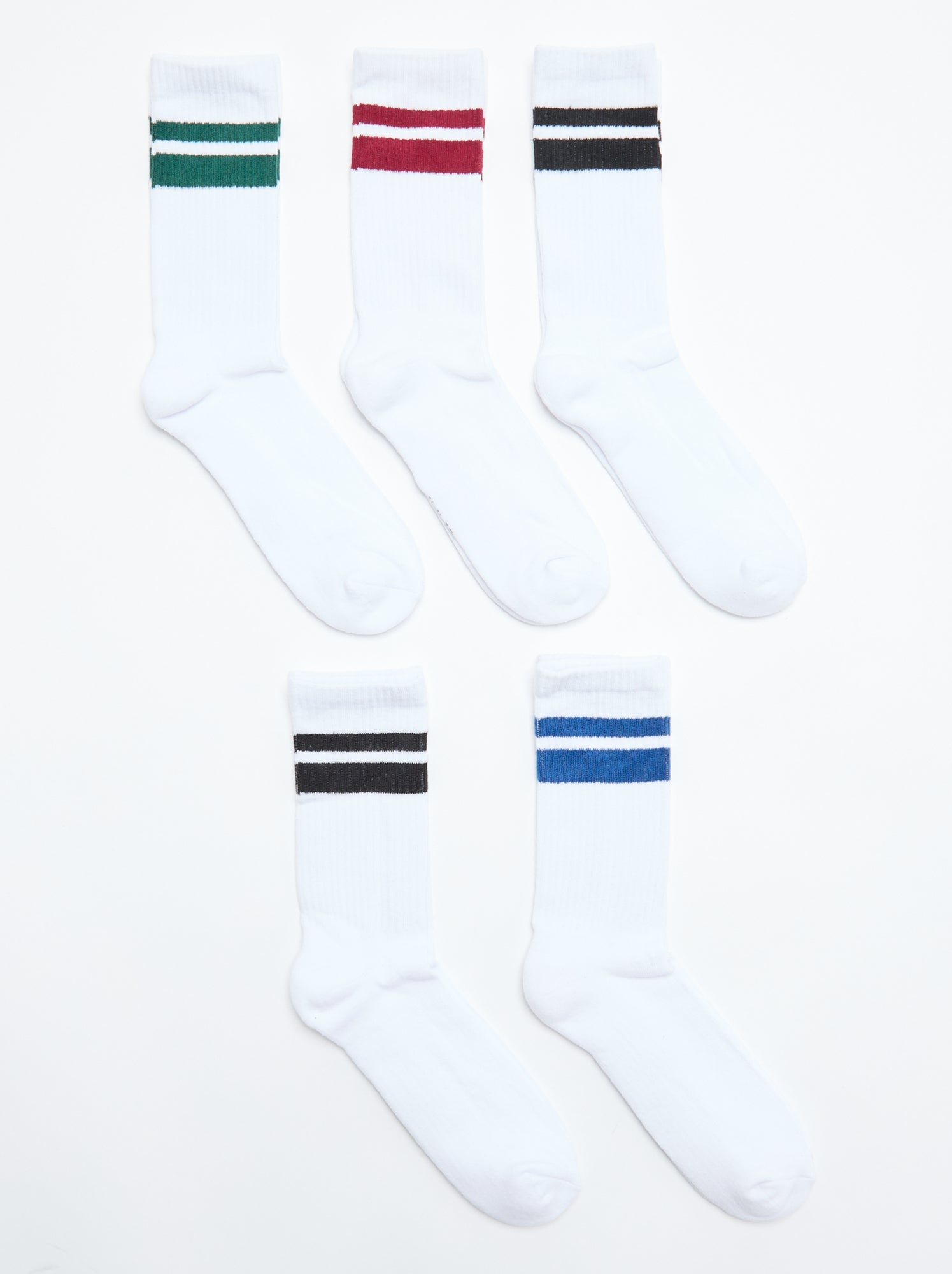 Lot de 5 paires de chaussettes - Blanc