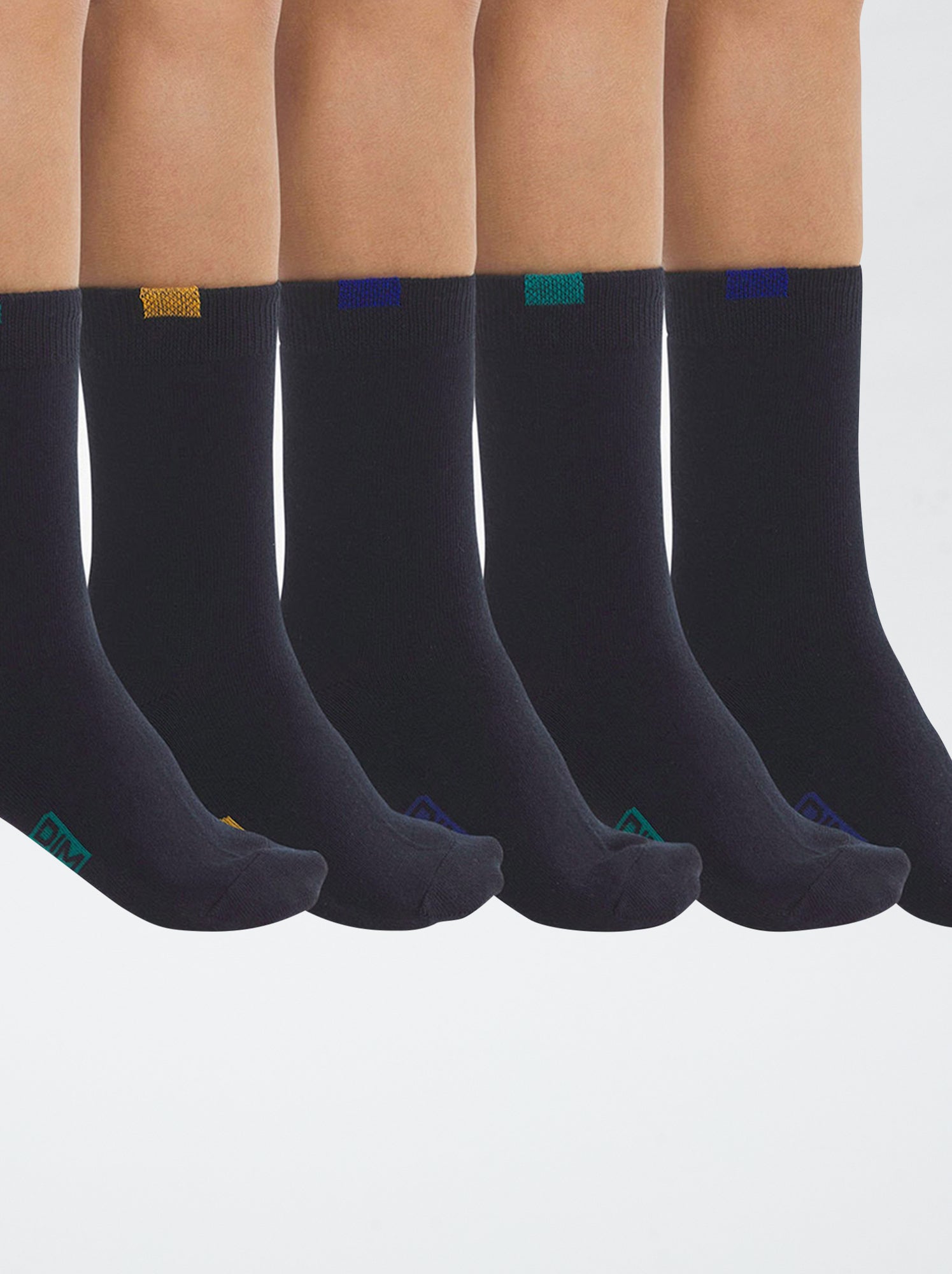 Lot de 5 paires de chaussettes 'Dim' - Bleu