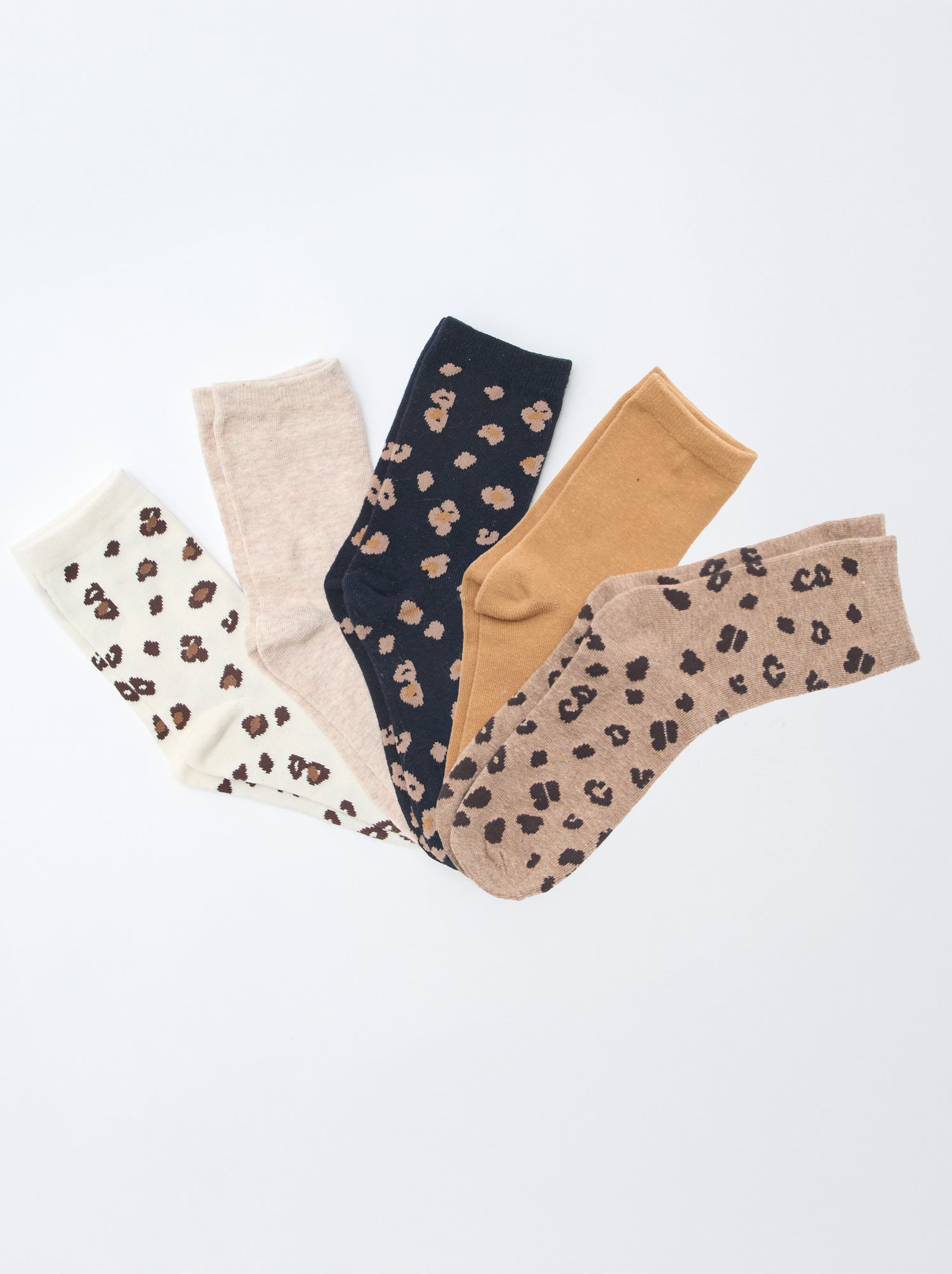 Lot de 5 paires de chaussettes - Marron