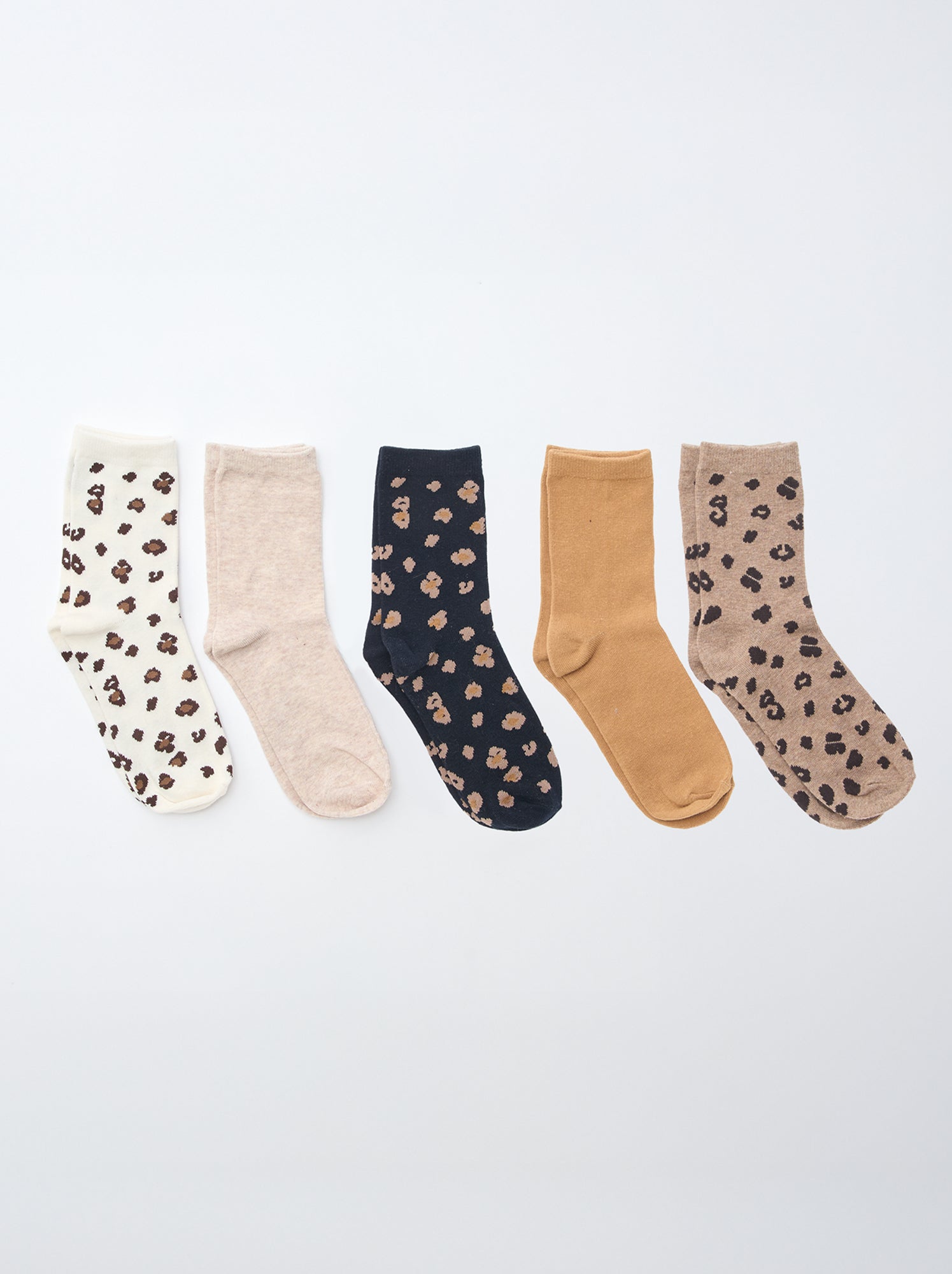 Lot de 5 paires de chaussettes - Marron