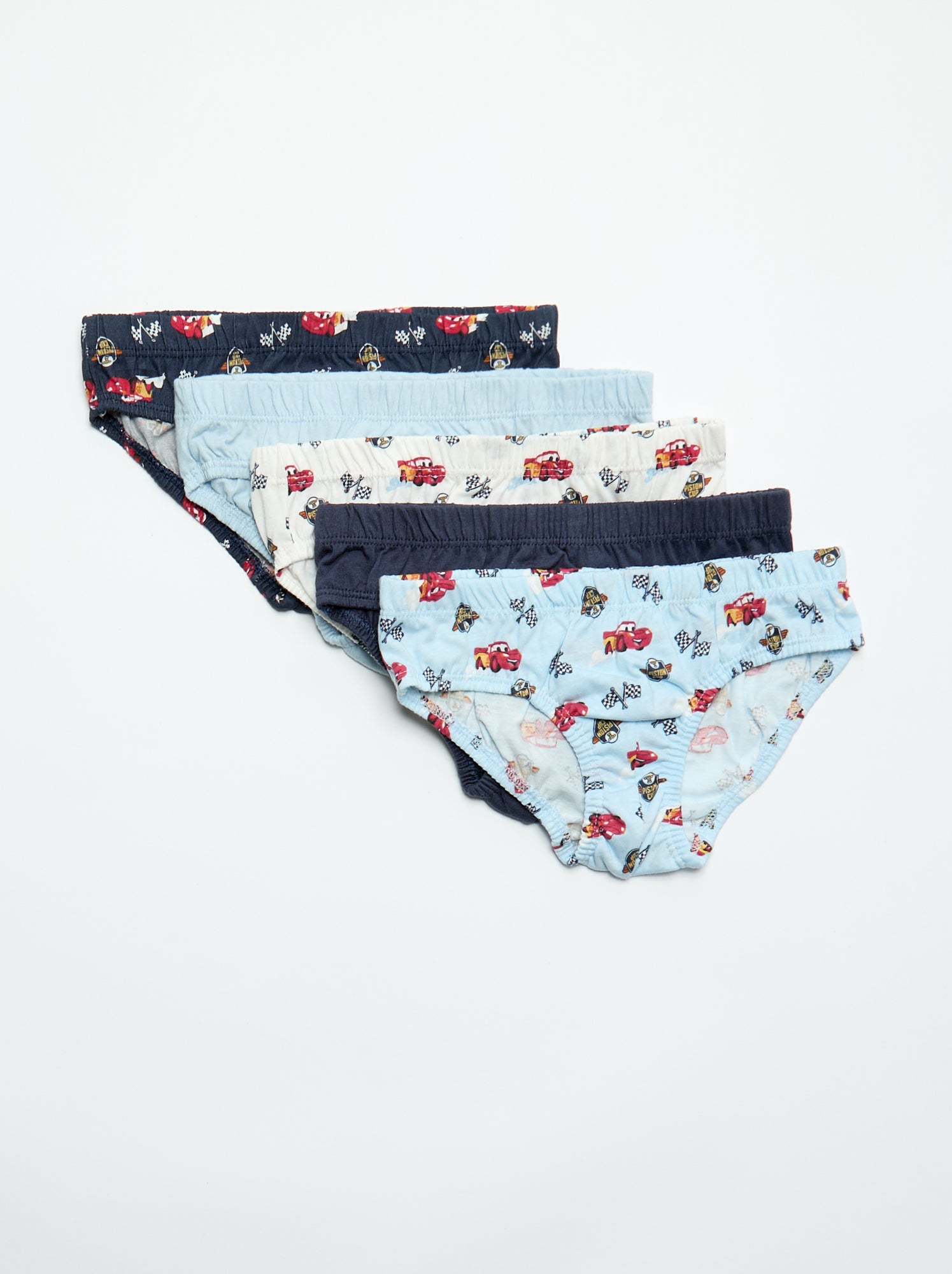 Lot de 5 slips 'Cars' - Bleu (FYK93_1)