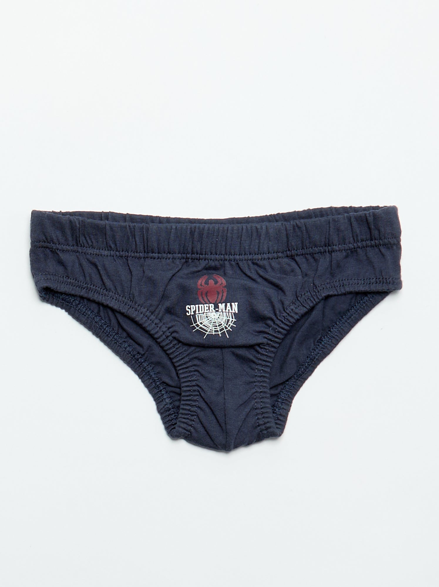Lot de 5 slips 'Spiderman' - Bleu