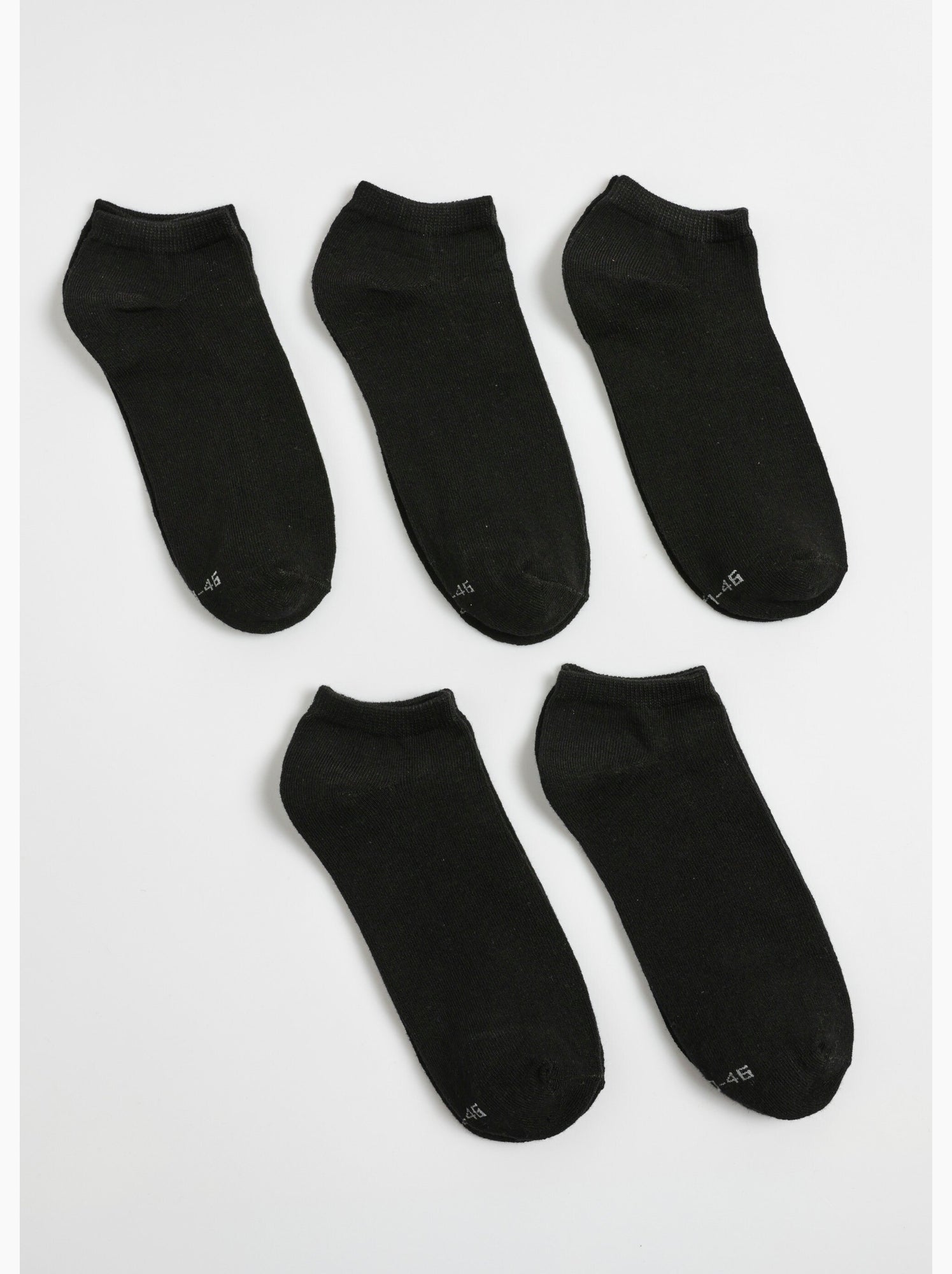 Lot de 5 socquettes unies - afibel - Noir