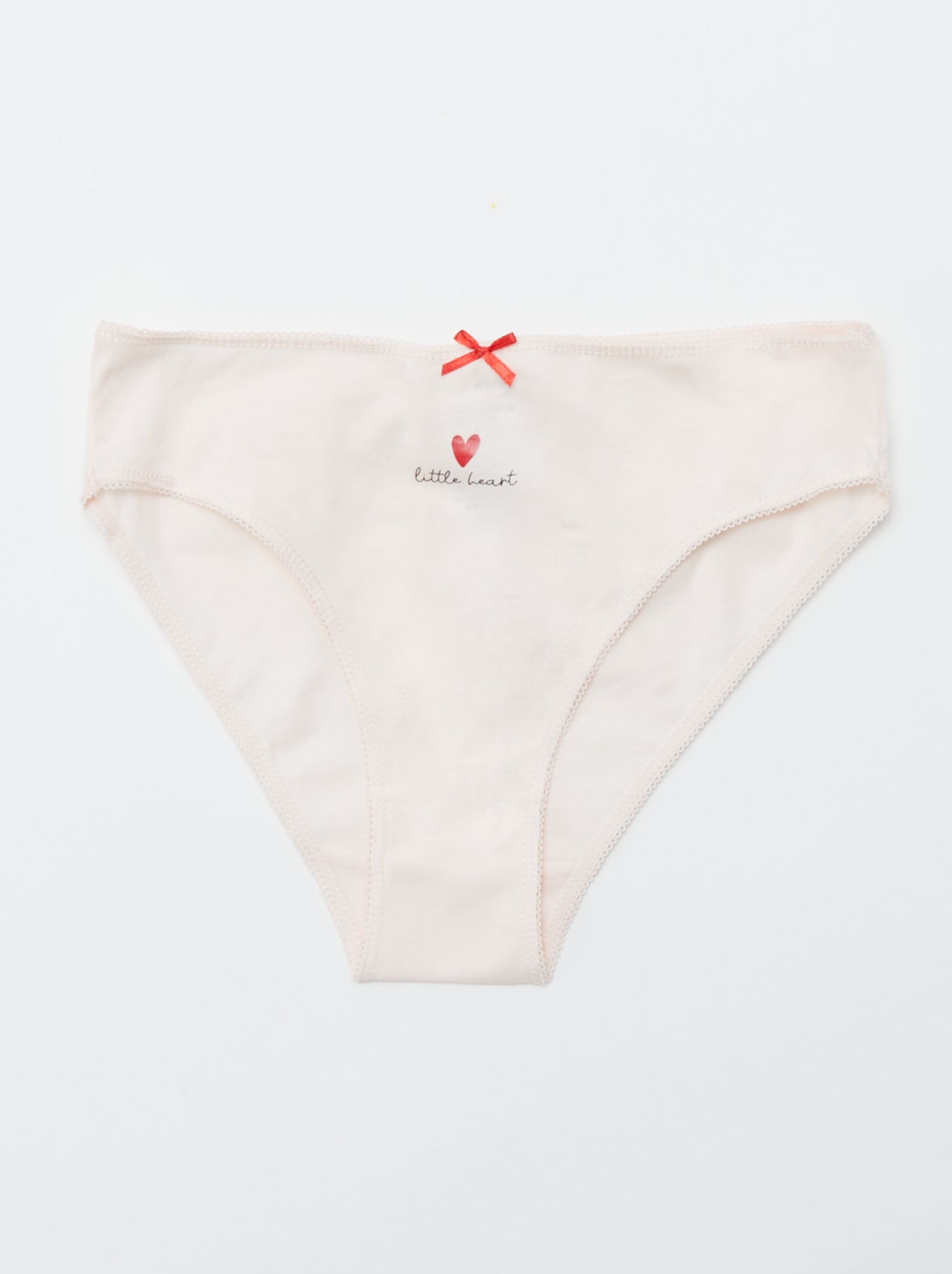 Lot de 7 culottes - Blanc/rose/rouge