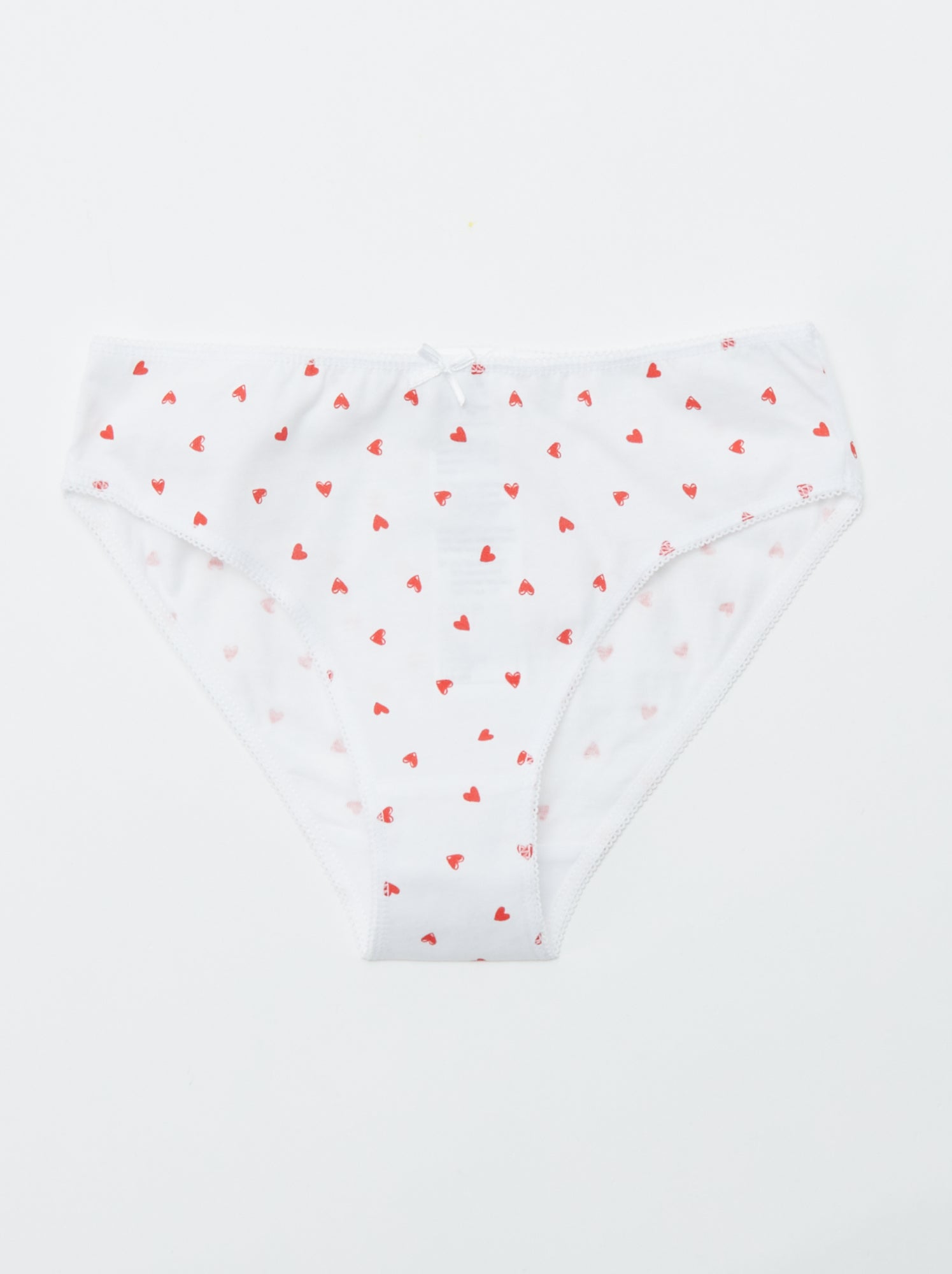 Lot de 7 culottes - Blanc/rose/rouge