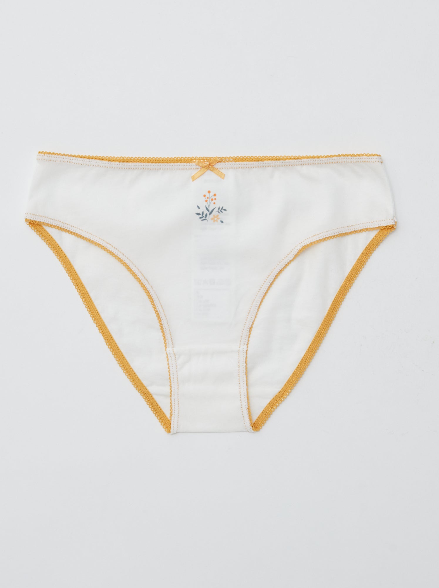 Lot de 7 culottes - Jaune