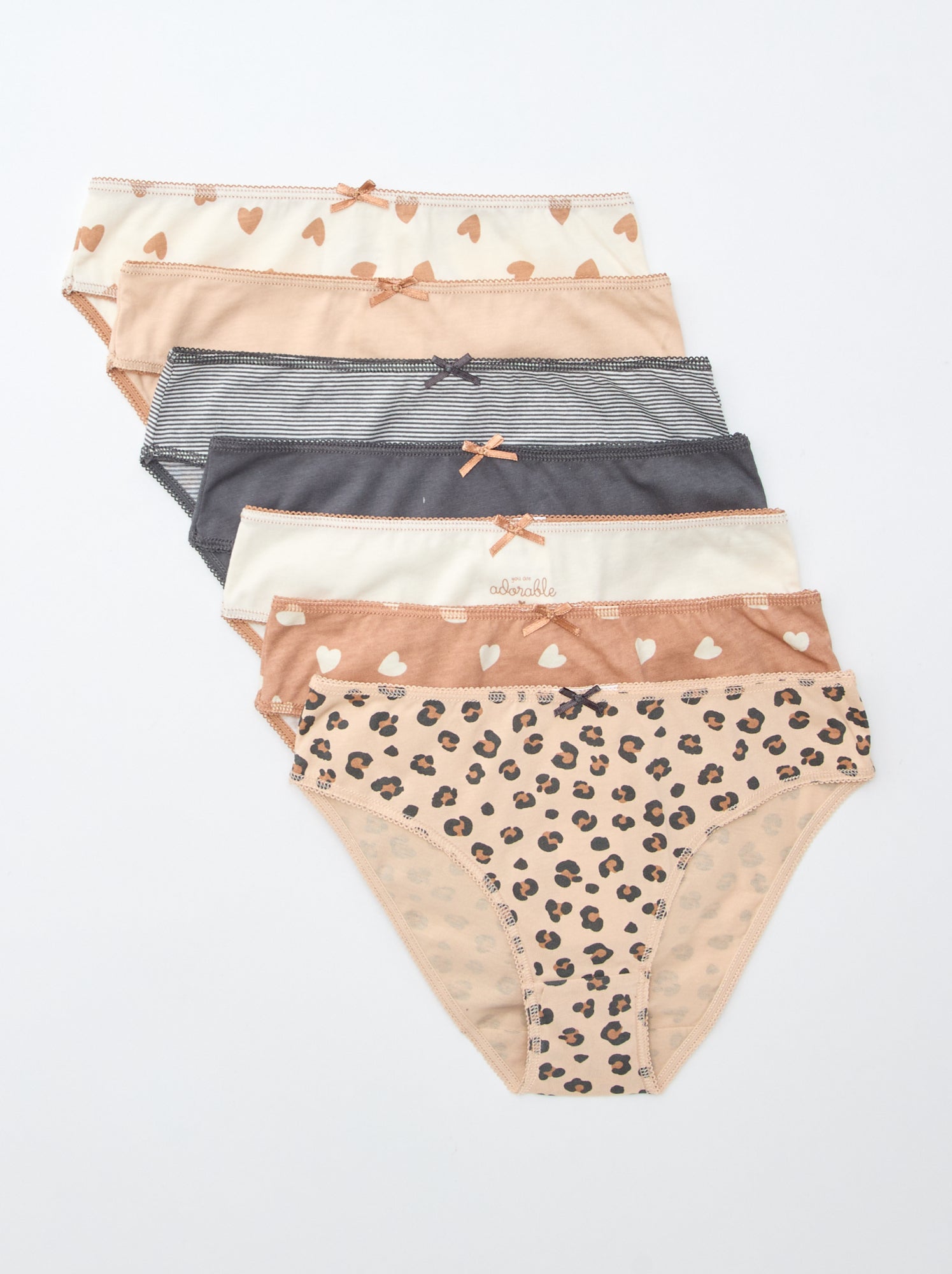 Lot de 7 culottes - Rose (AZG93_16)