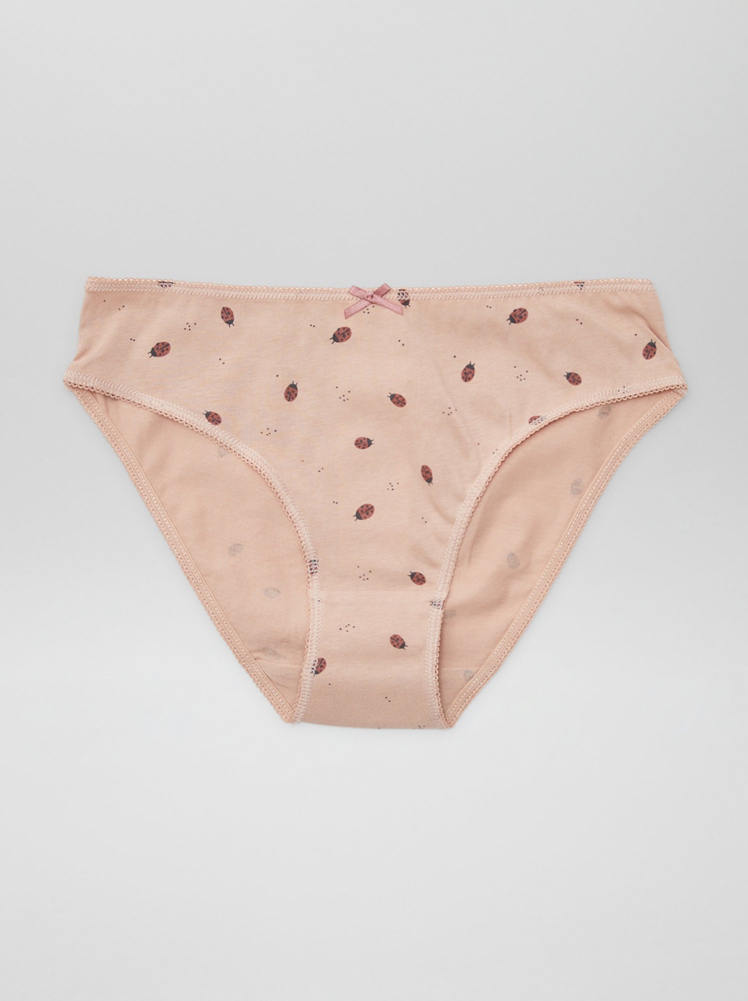 Lot de 7 culottes - Rose/beige