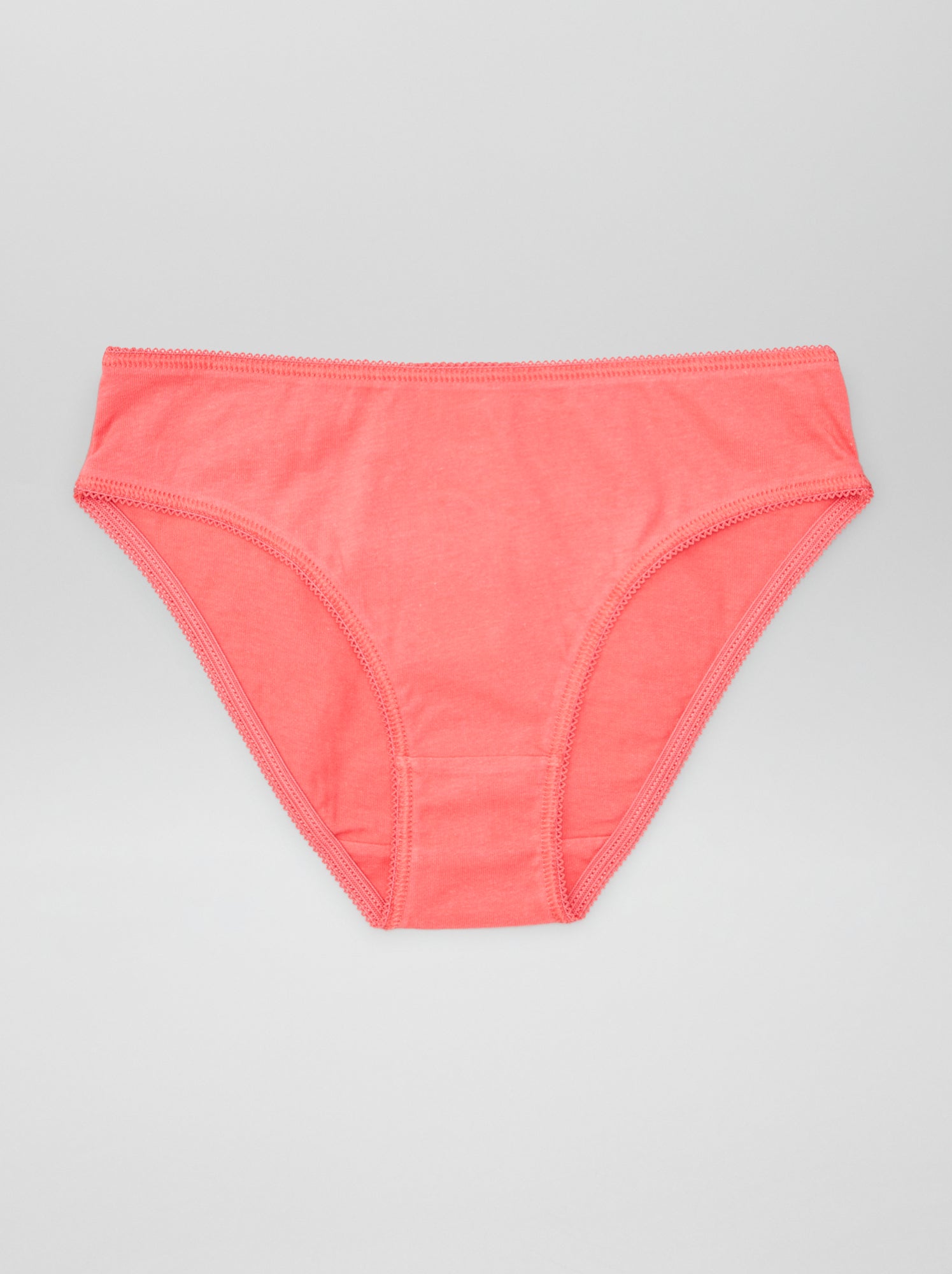 Lot de 7 culottes unies - Rose/violet/orange/vert/blanc