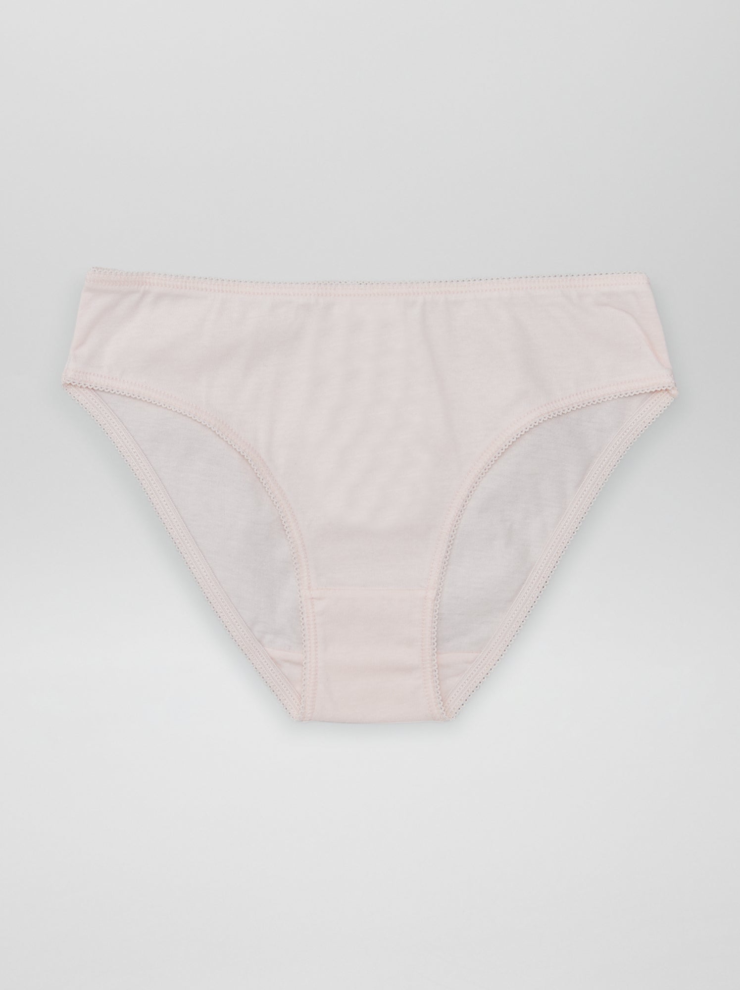 Lot de 7 culottes unies - Rose/violet/orange/vert/blanc
