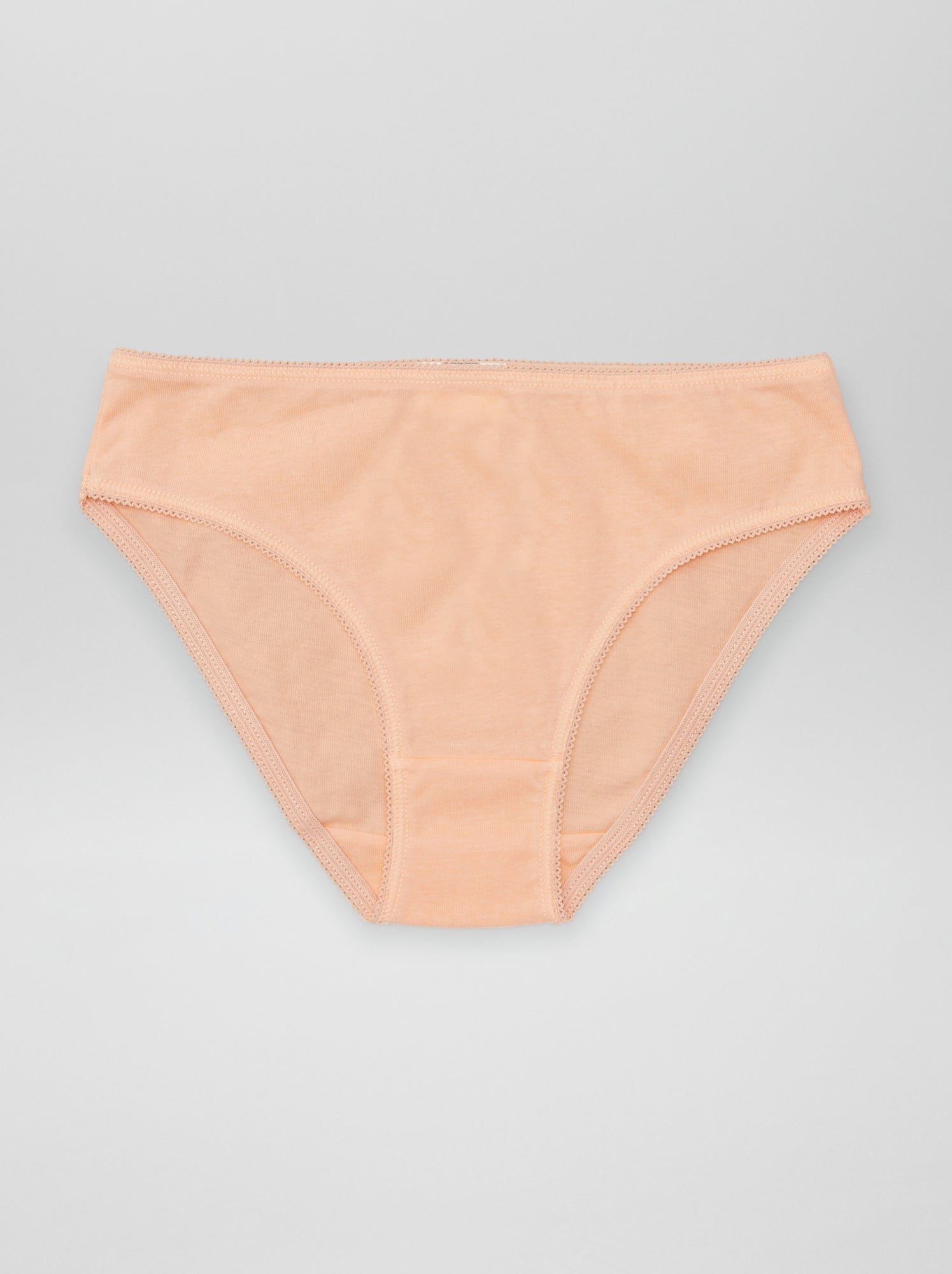 Lot de 7 culottes unies - Rose/violet/orange/vert/blanc