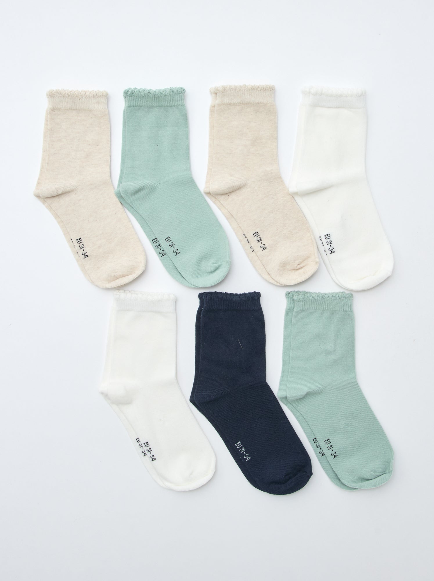 Lot de 7 paires de chaussettes - Bleu