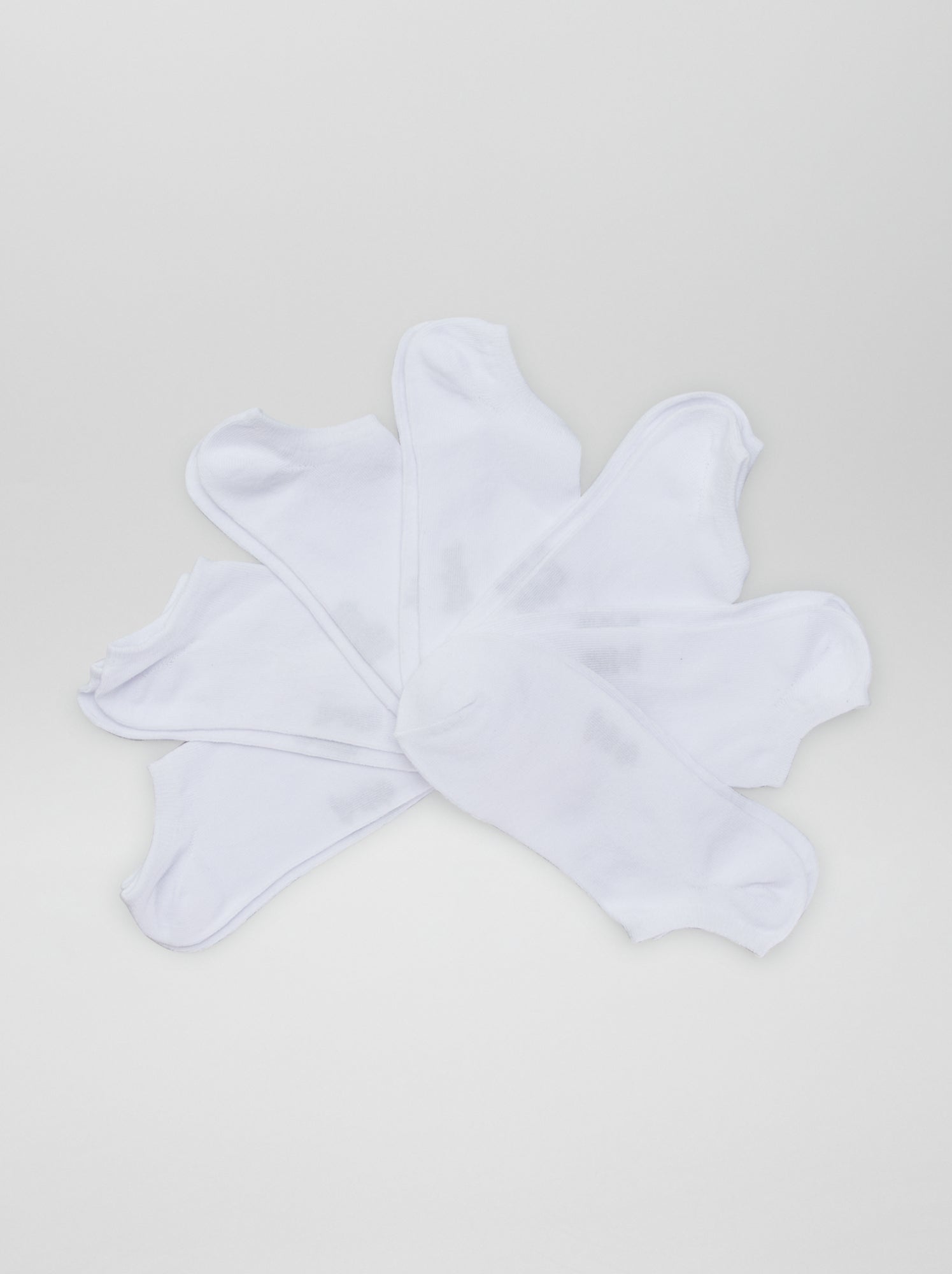 Lot de 7 paires de chaussettes invisibles - Blanc