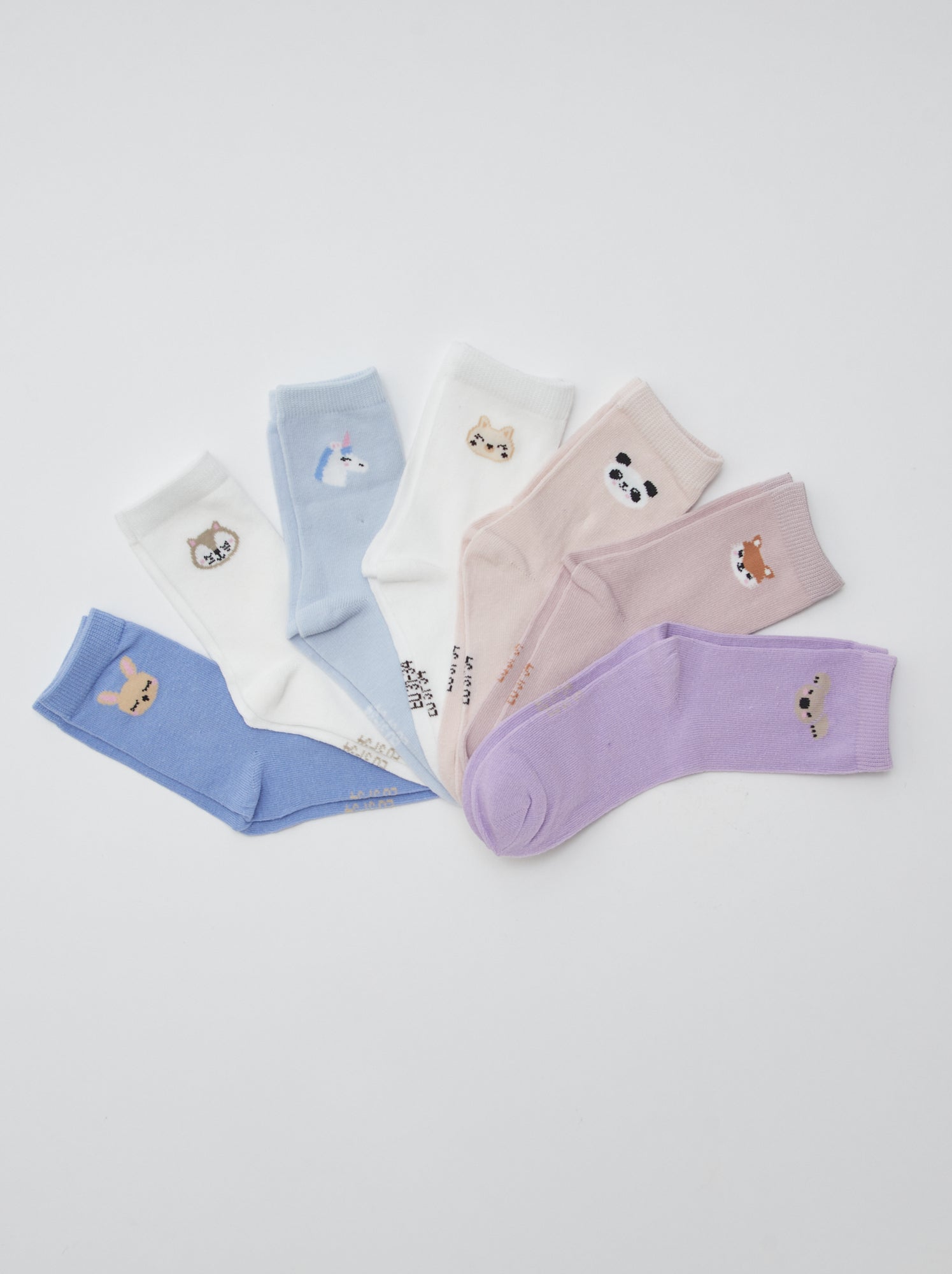 Lot de 7 paires de chaussettes mi-hauteur - Bleu