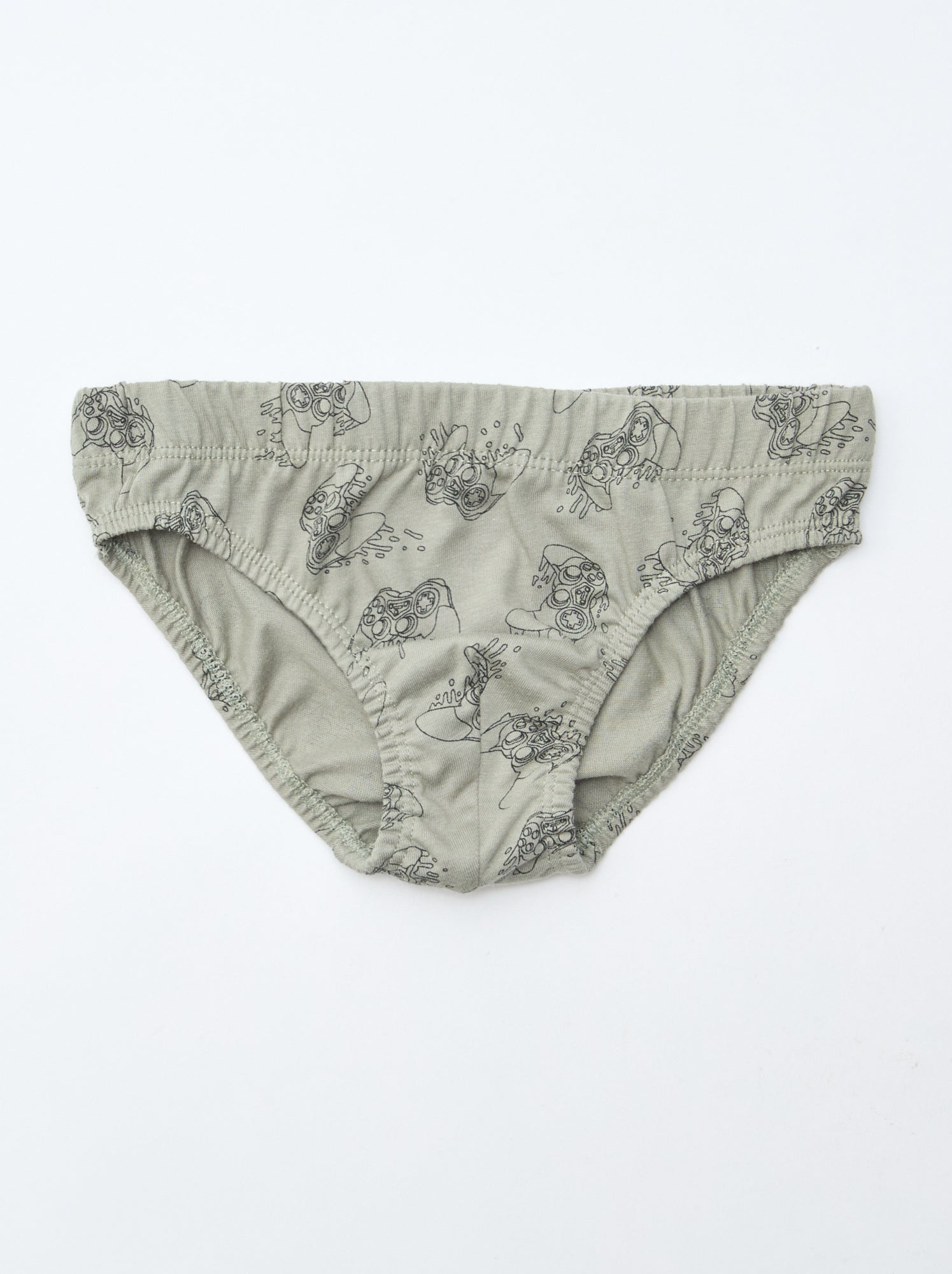 Lot de 7 slips à imprimés - Gris (DKL25_11)