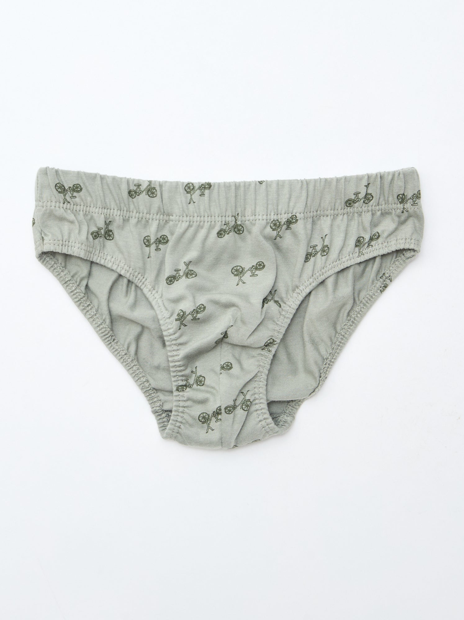 Lot de 7 slips à imprimés - Gris (DKL25_12)
