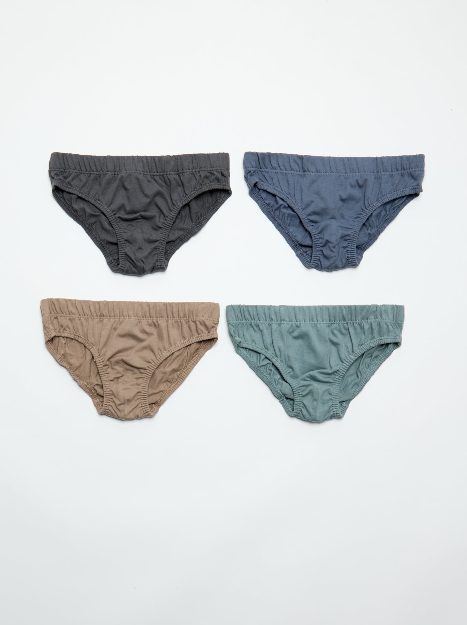 Lot de 7 slips à imprimés - Gris (DKL25_16)