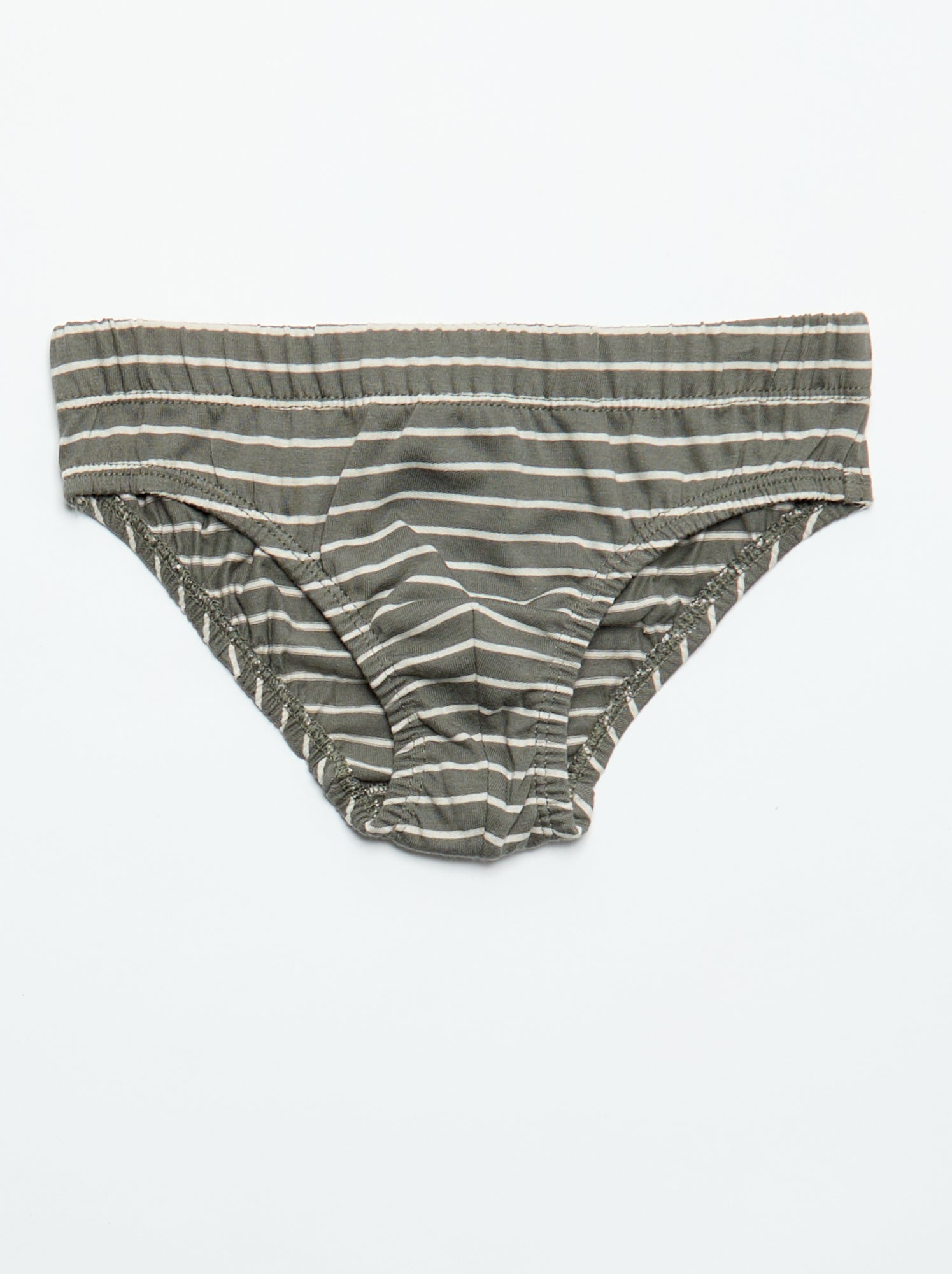 Lot de 7 slips à imprimés - Kaki