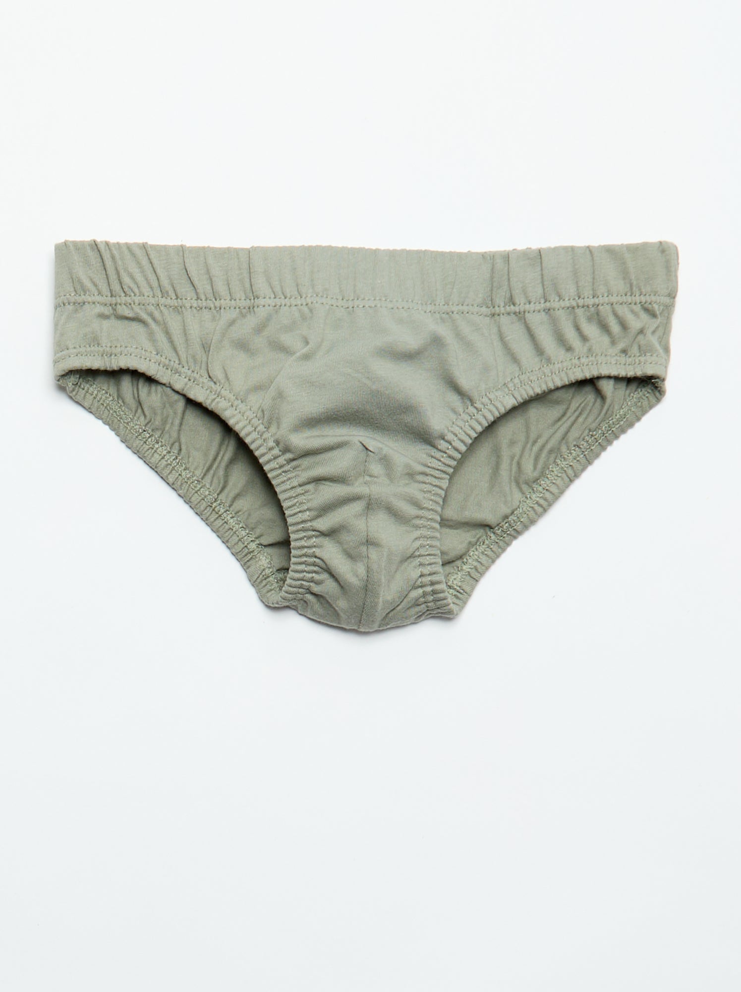 Lot de 7 slips à imprimés - Kaki