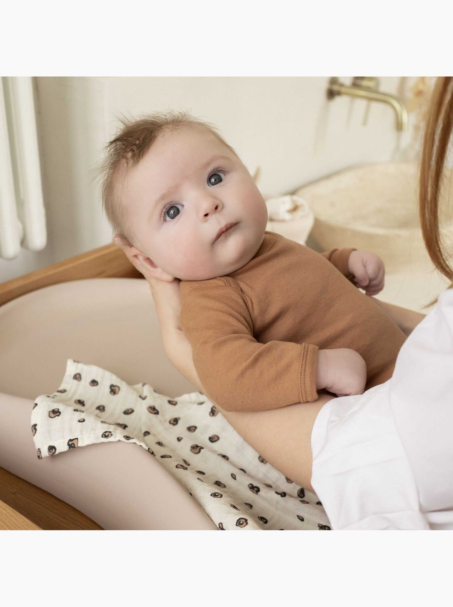 Lot de bodies pour bébé - Marron
