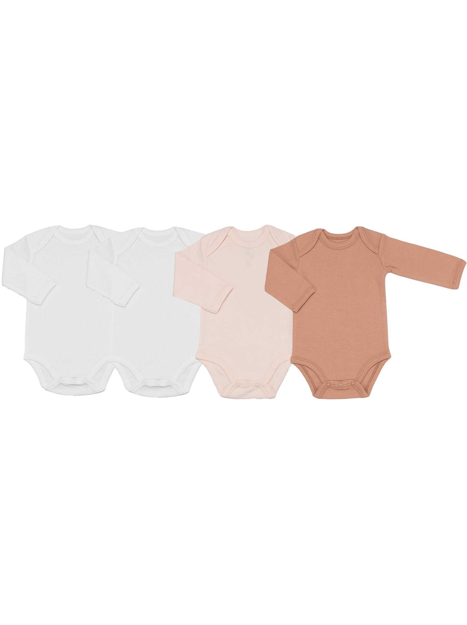 Lot de bodies pour bébé - Rose pâle