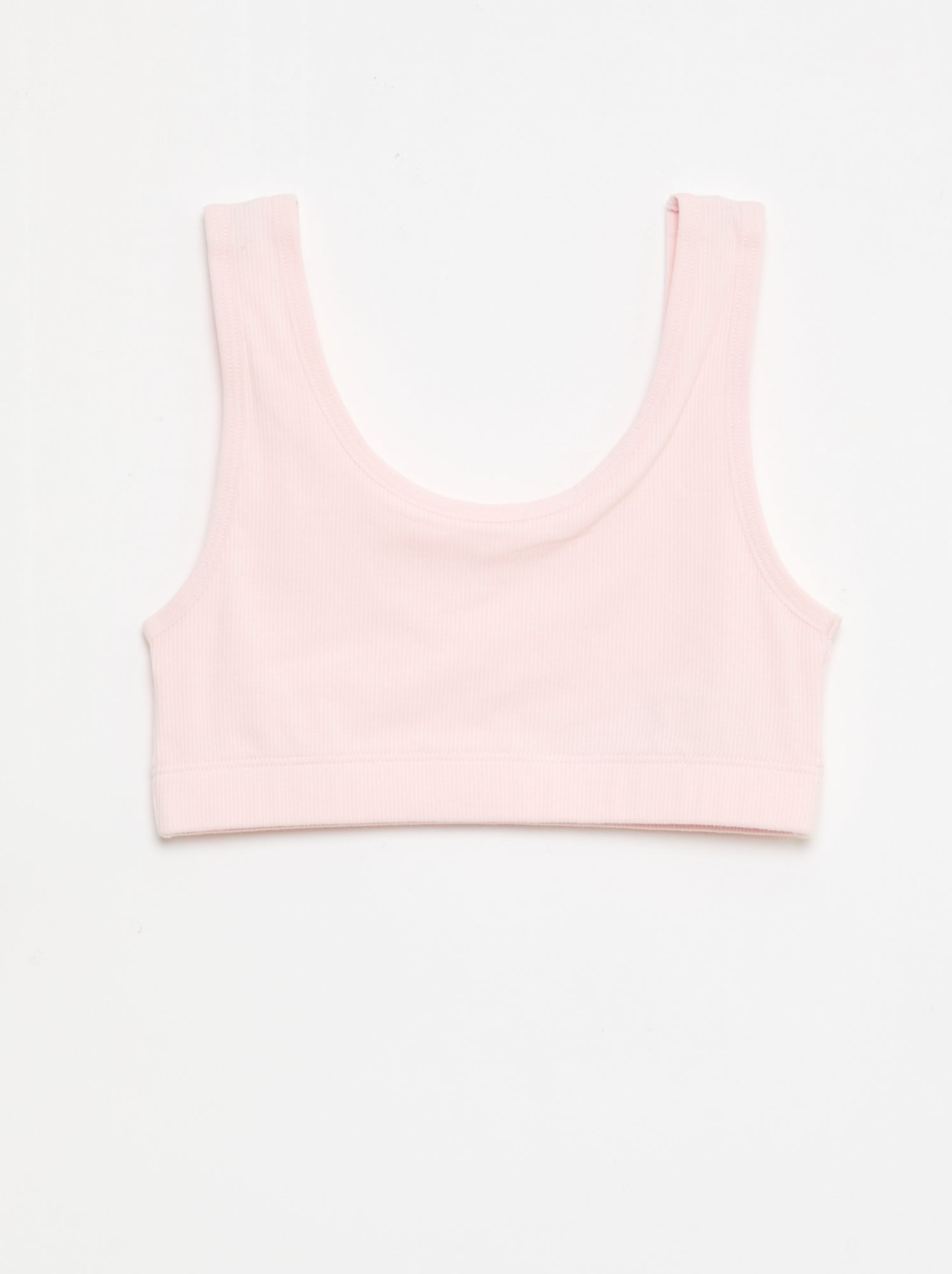 Lot de brassière en maille côtelée - Gris