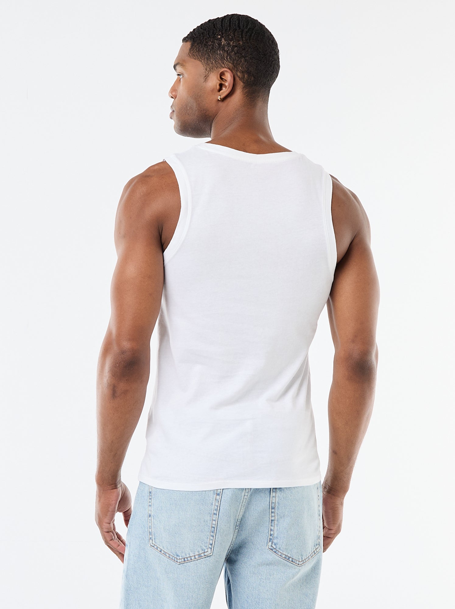Lot de débardeur en maille jersey - 2 pièces - Blanc