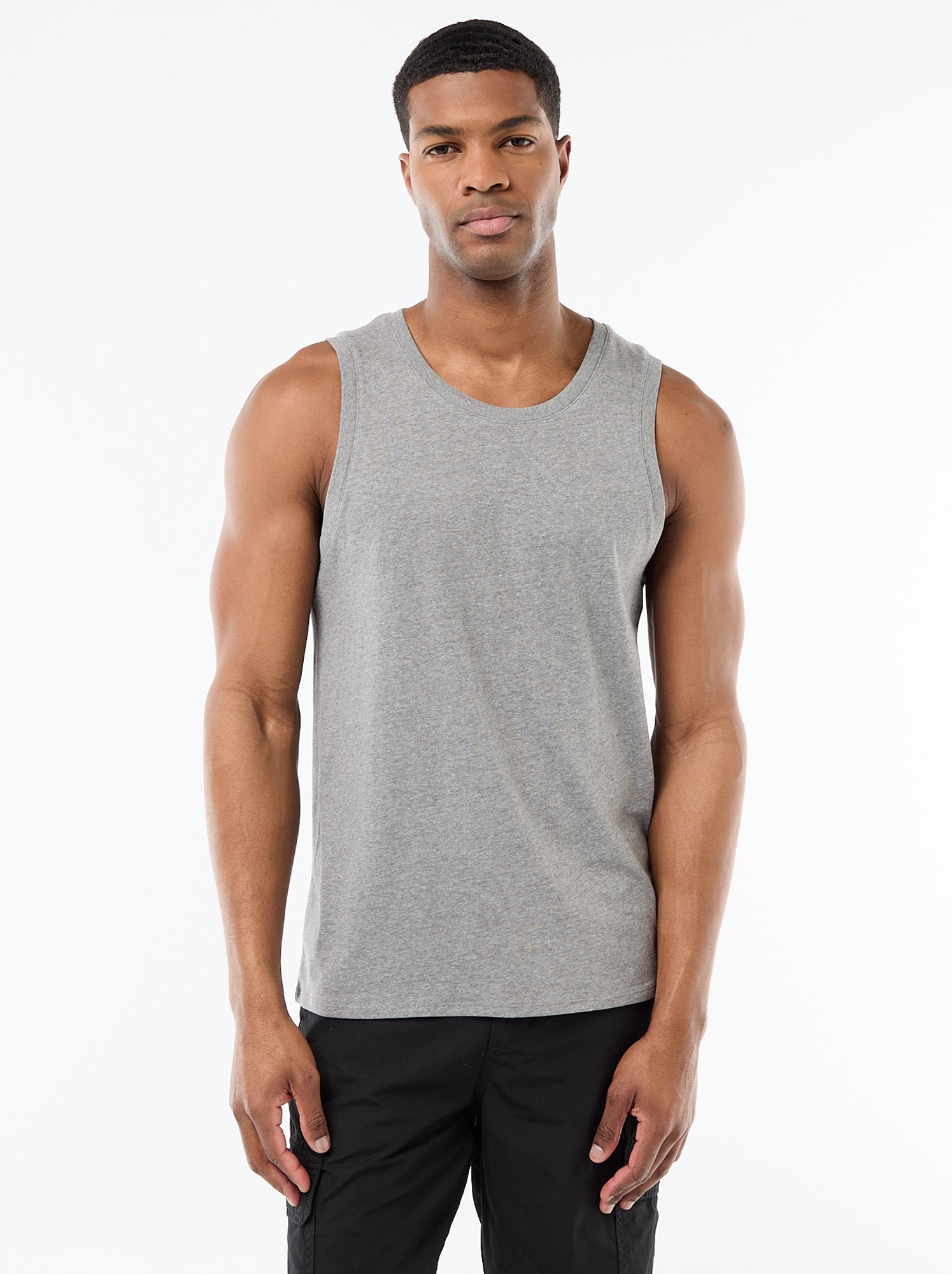 Lot de débardeur en maille jersey - 2 pièces - Gris