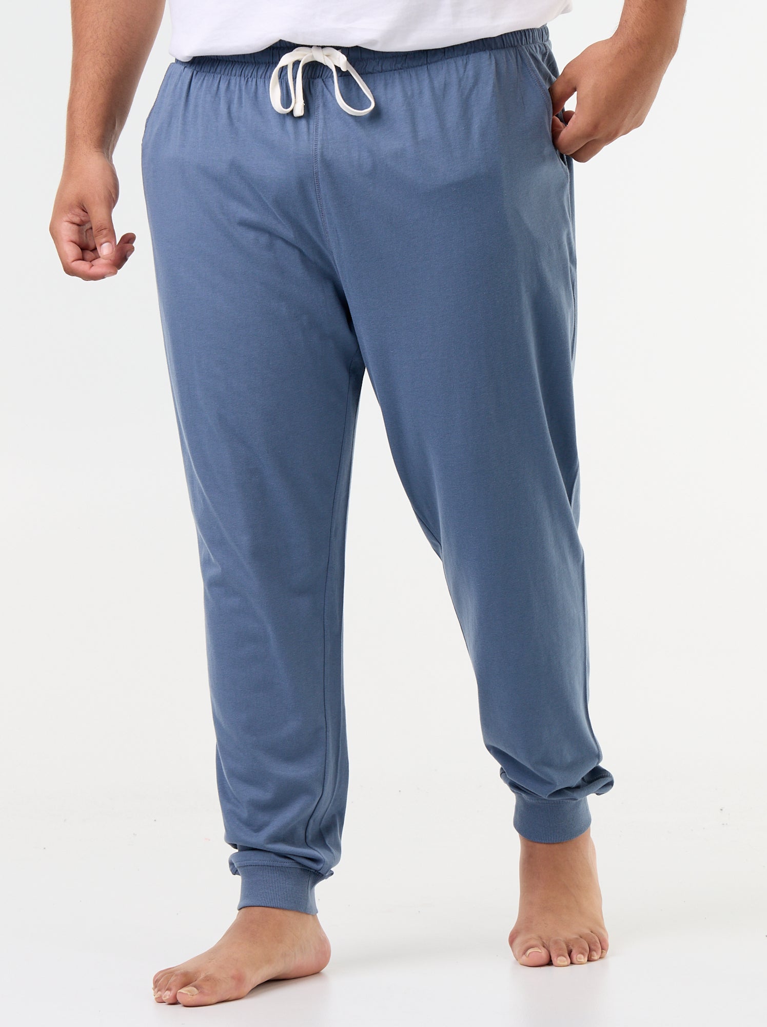 Lot de pantalon de pyjama en jersey - Bleu