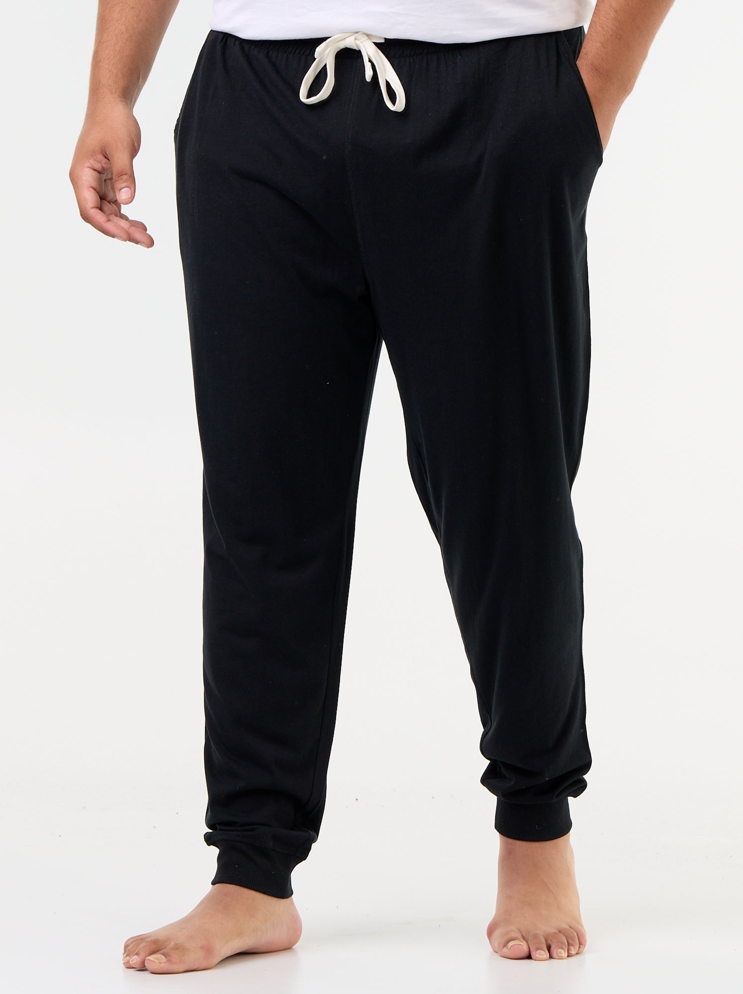 Lot de pantalon de pyjama en jersey - Noir